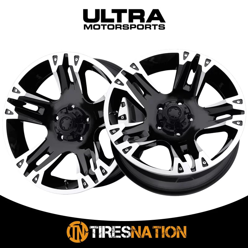 18" Black With Diamond Cut Accents Maverick 234/235 Wheel by Ultra Wheel 235-8963B Fits 2018 Ford F-150