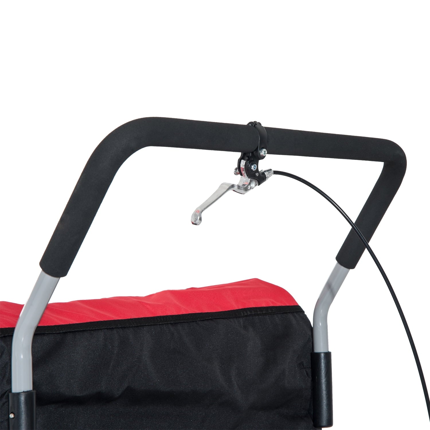 Aosom Elite 360 Swivel 2-In-1 Double Child Two-Wheel Bicycle Cargo Trailer And Jogger With 2 Safety Harnesses, Blue