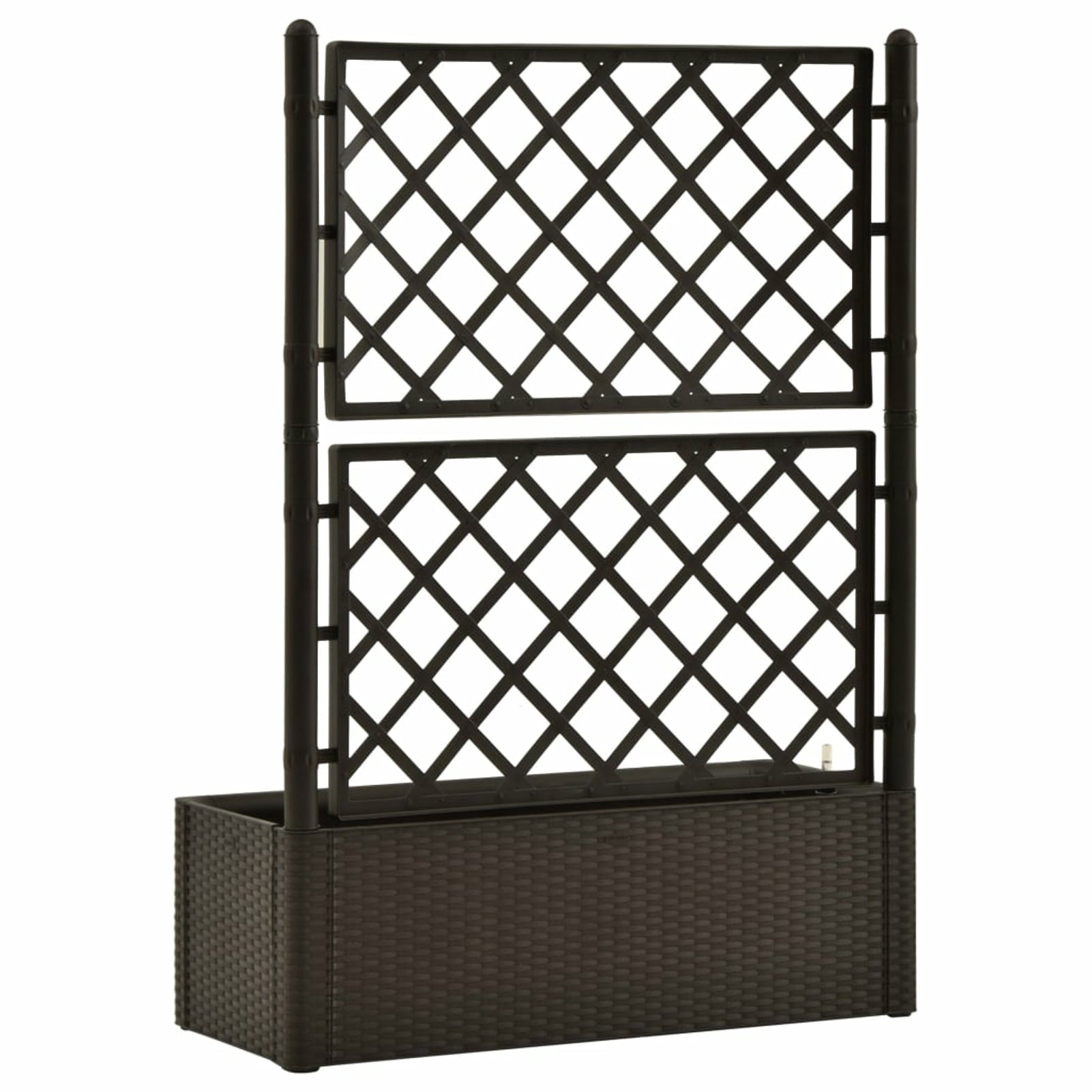 ametoys Garden Raised Bed with Trellis and Self Watering System Mocha