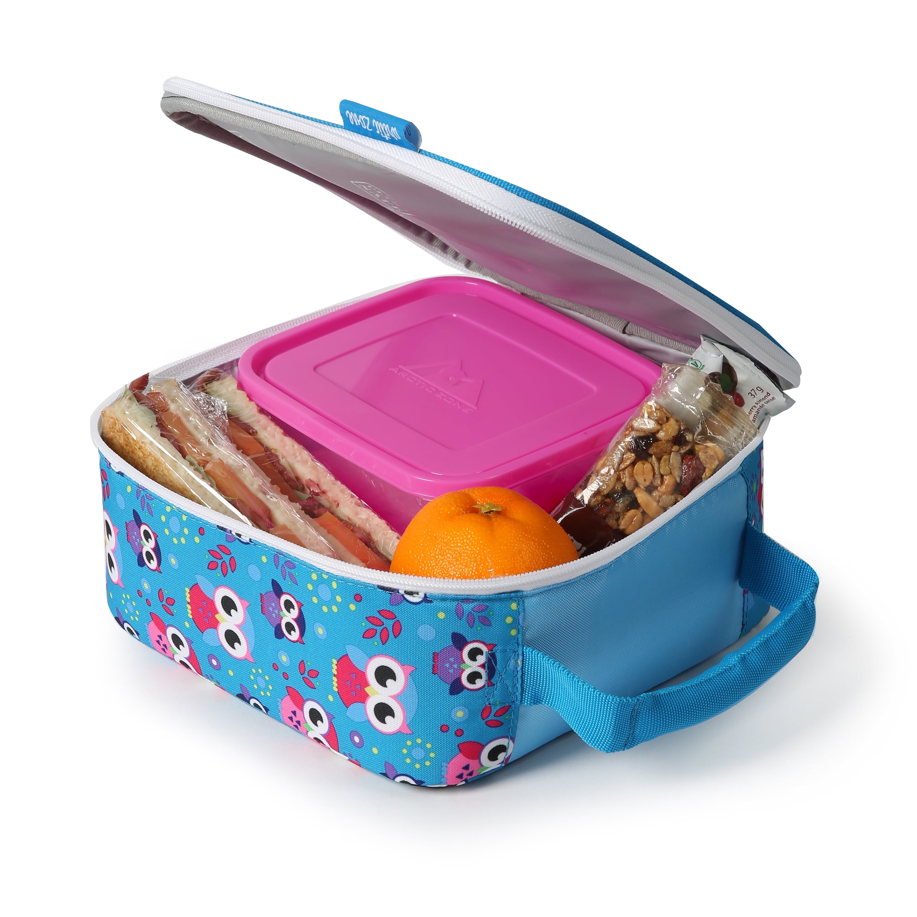 Arctic Zone Upright Reusable Lunch Box Combo with Accessories, Unicorn