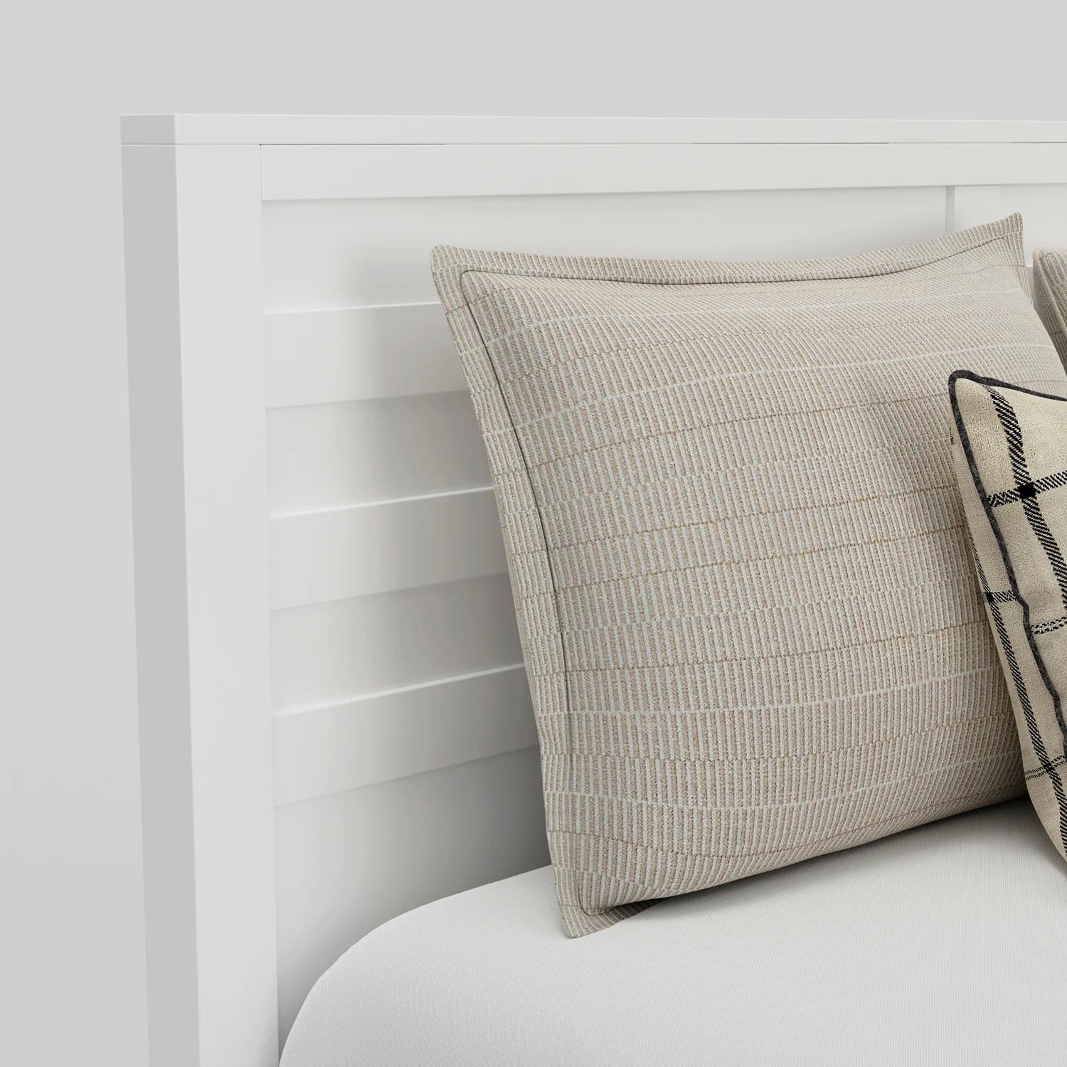 Alpine Furniture Carmel Wood Queen Storage Bed in White