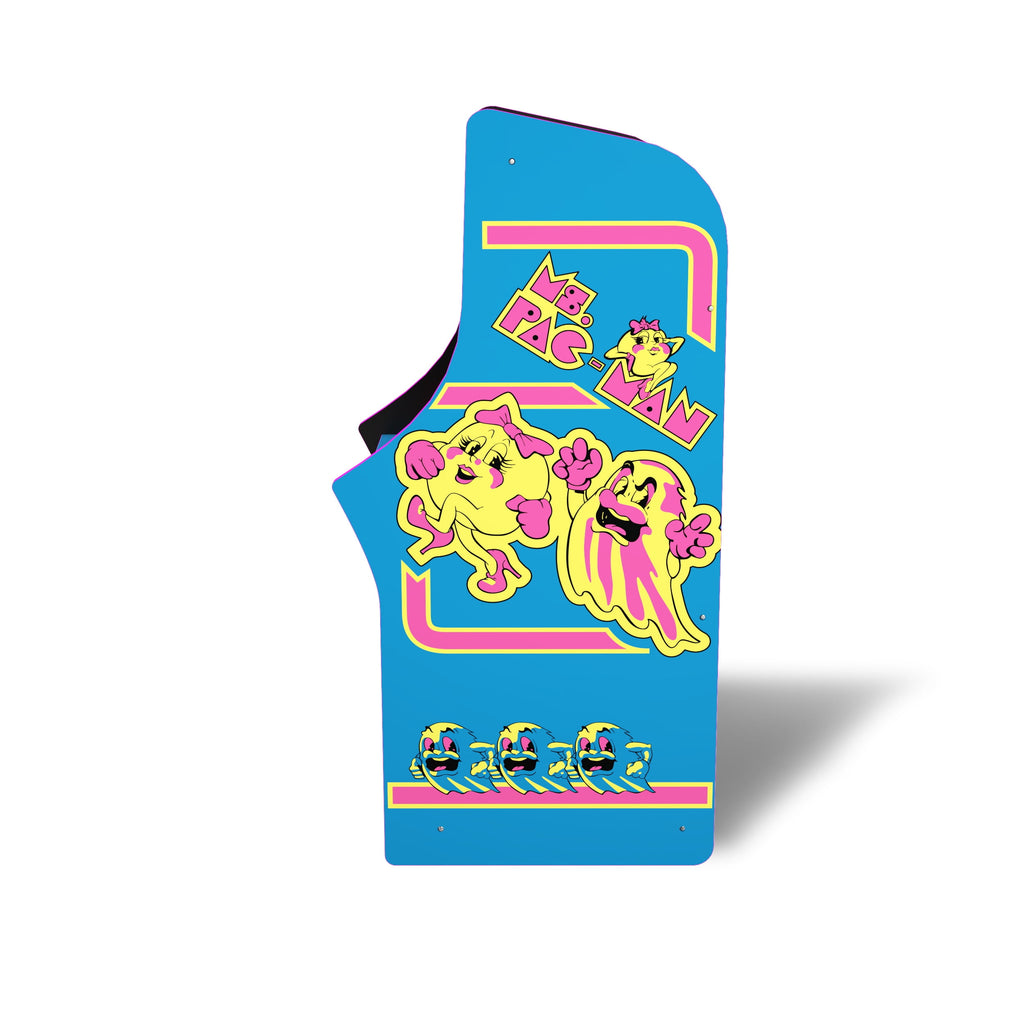 Arcade1Up Ms. PAC-MAN Classic Arcade Game, built for your home, 4-foot-tall stand-up cabinet, 14 classic games, and 17-inch screen