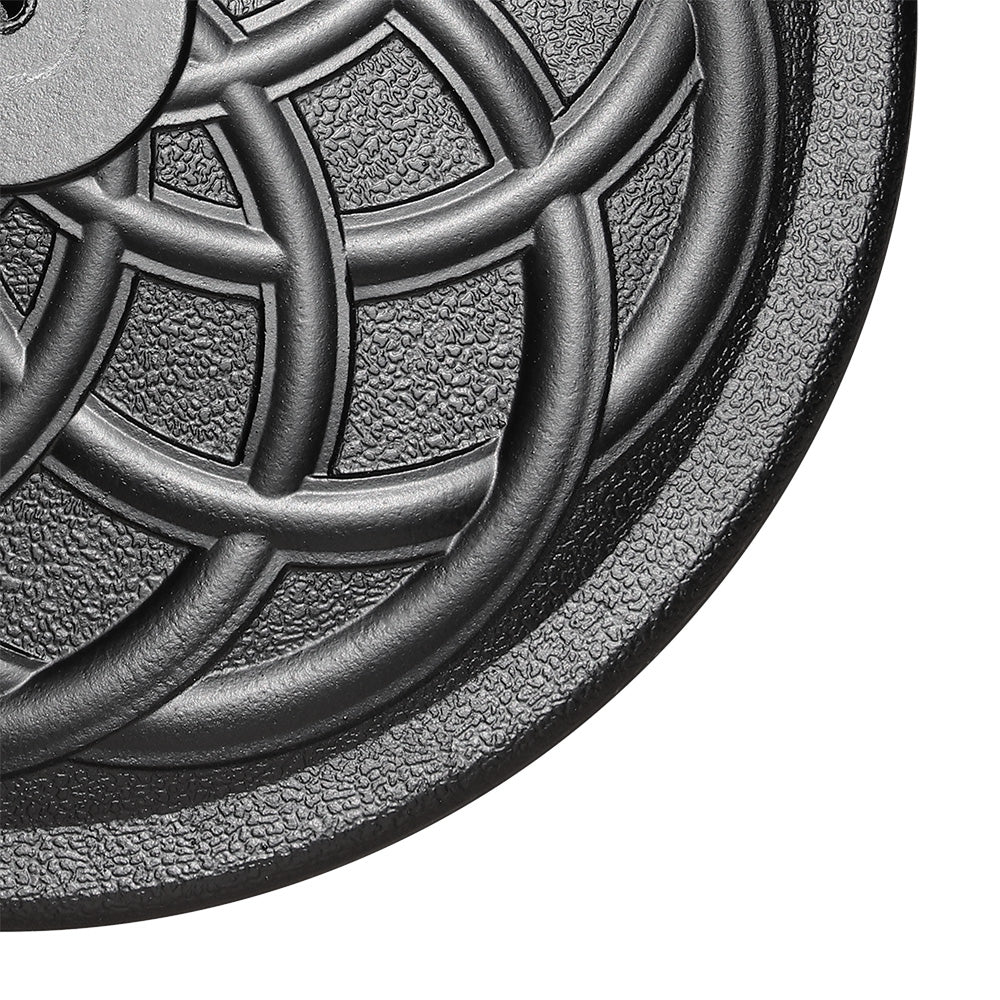 Abble 27lbs Heavy Duty Powder Coated Resin Round Umbrella Base Black