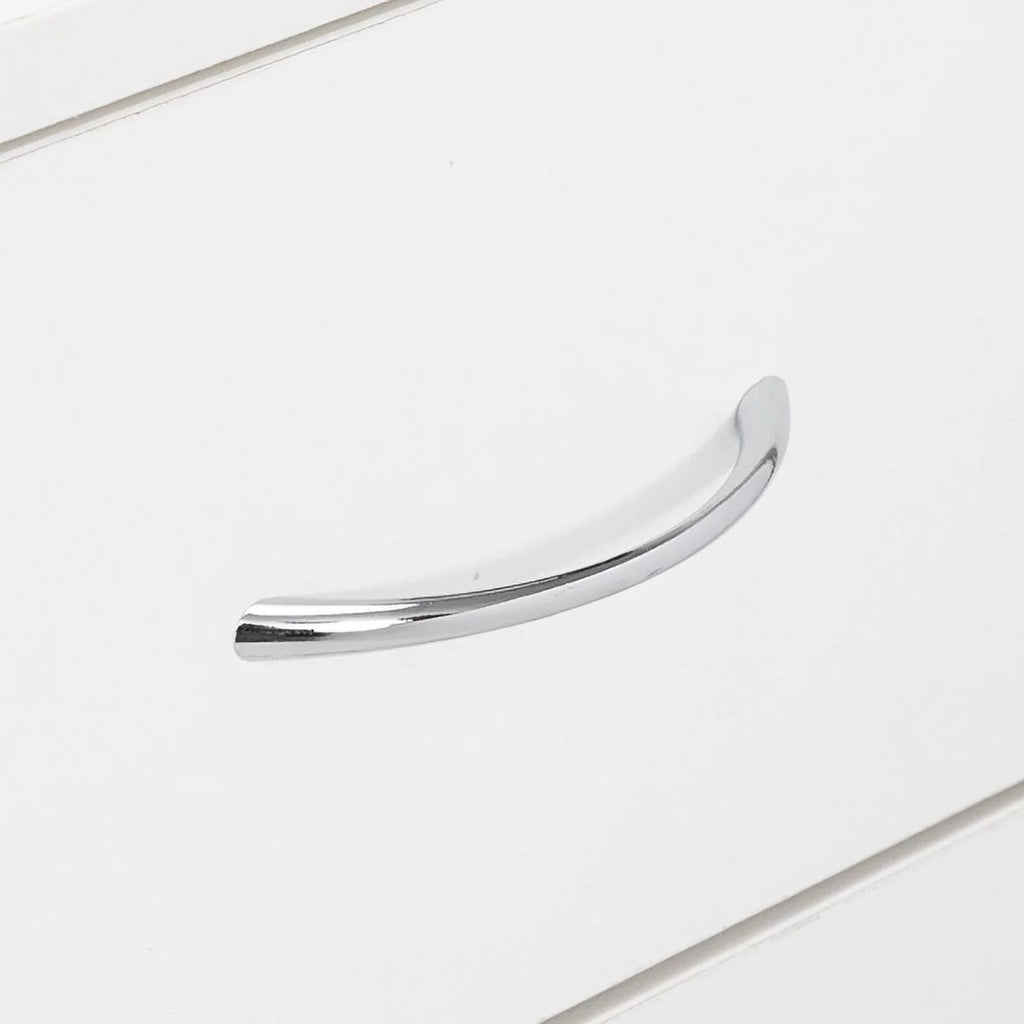 Arturesthome MDF Wood Simple 4-Drawer Dresser White