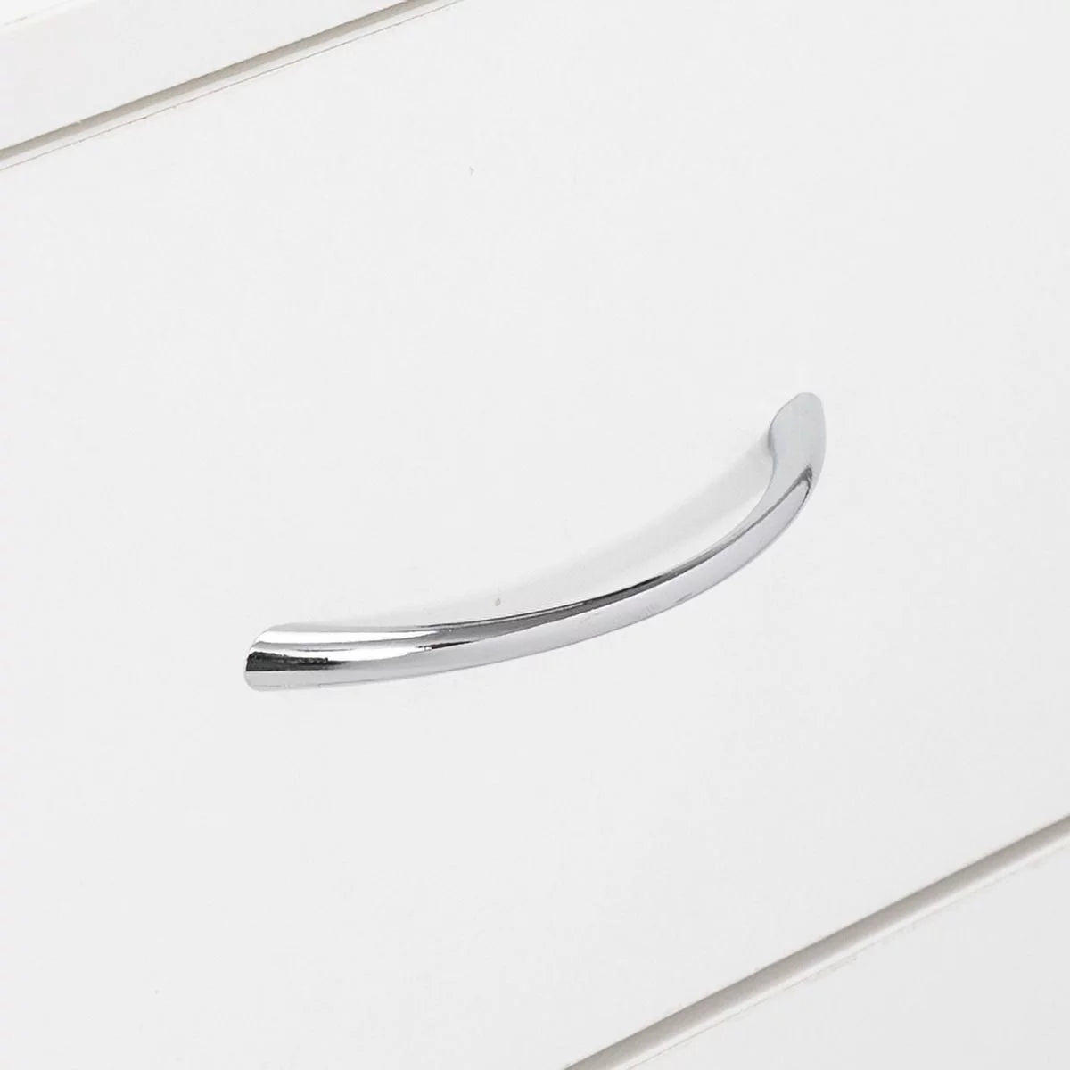 Arturesthome MDF Wood Simple 4-Drawer Dresser White