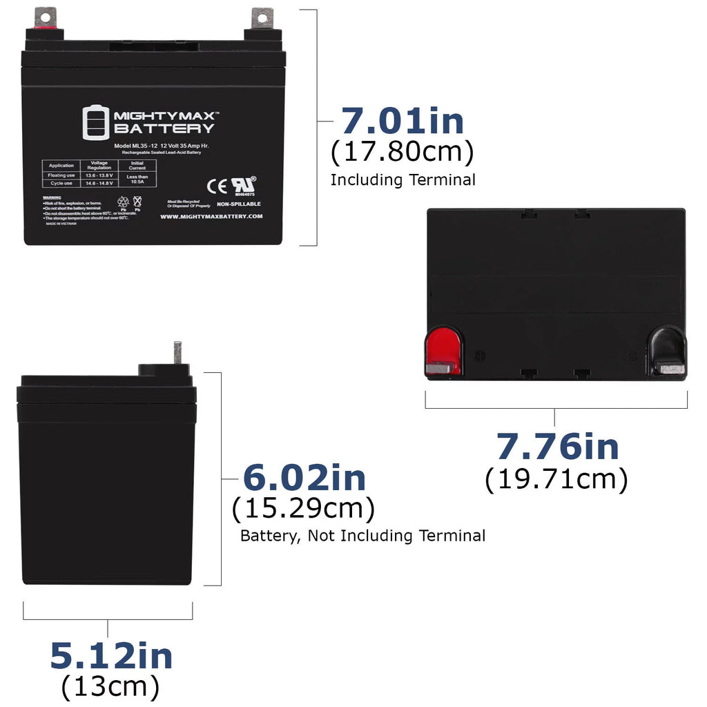 12V 35AH SLA Battery for Solar Wind Energy Storage