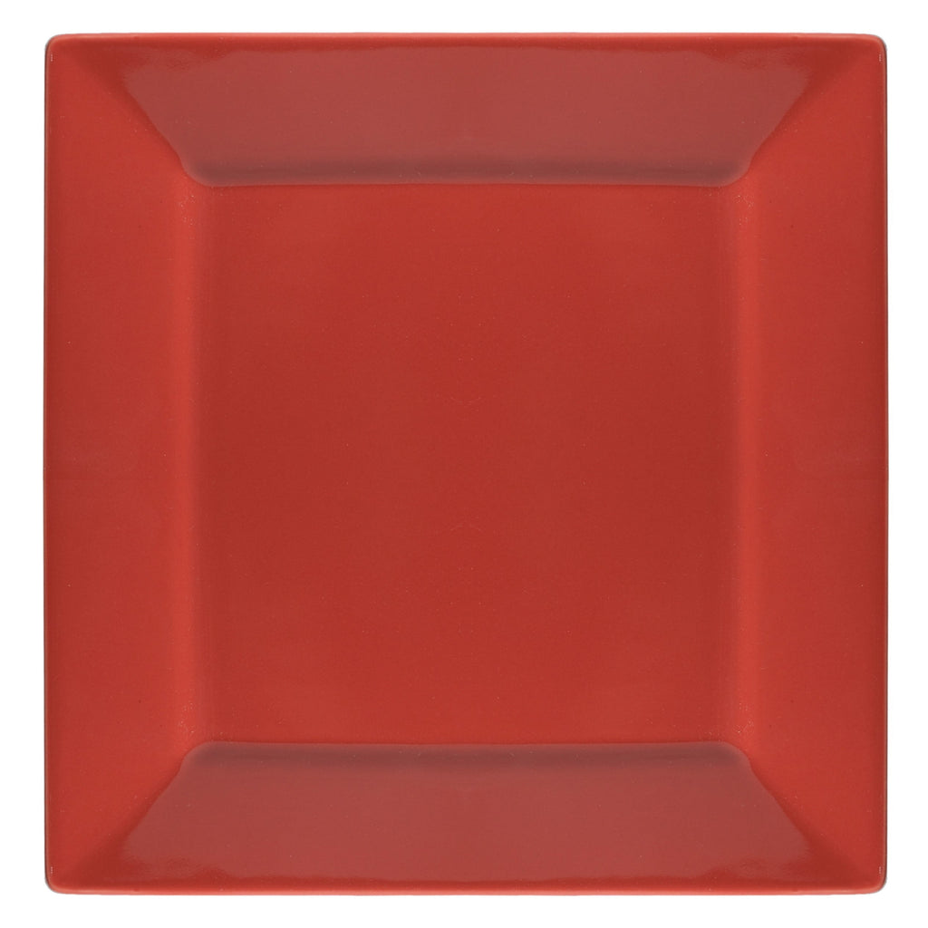 10 Strawberry Street Nova Square 16-Piece Stoneware Dinnerware Set, Black