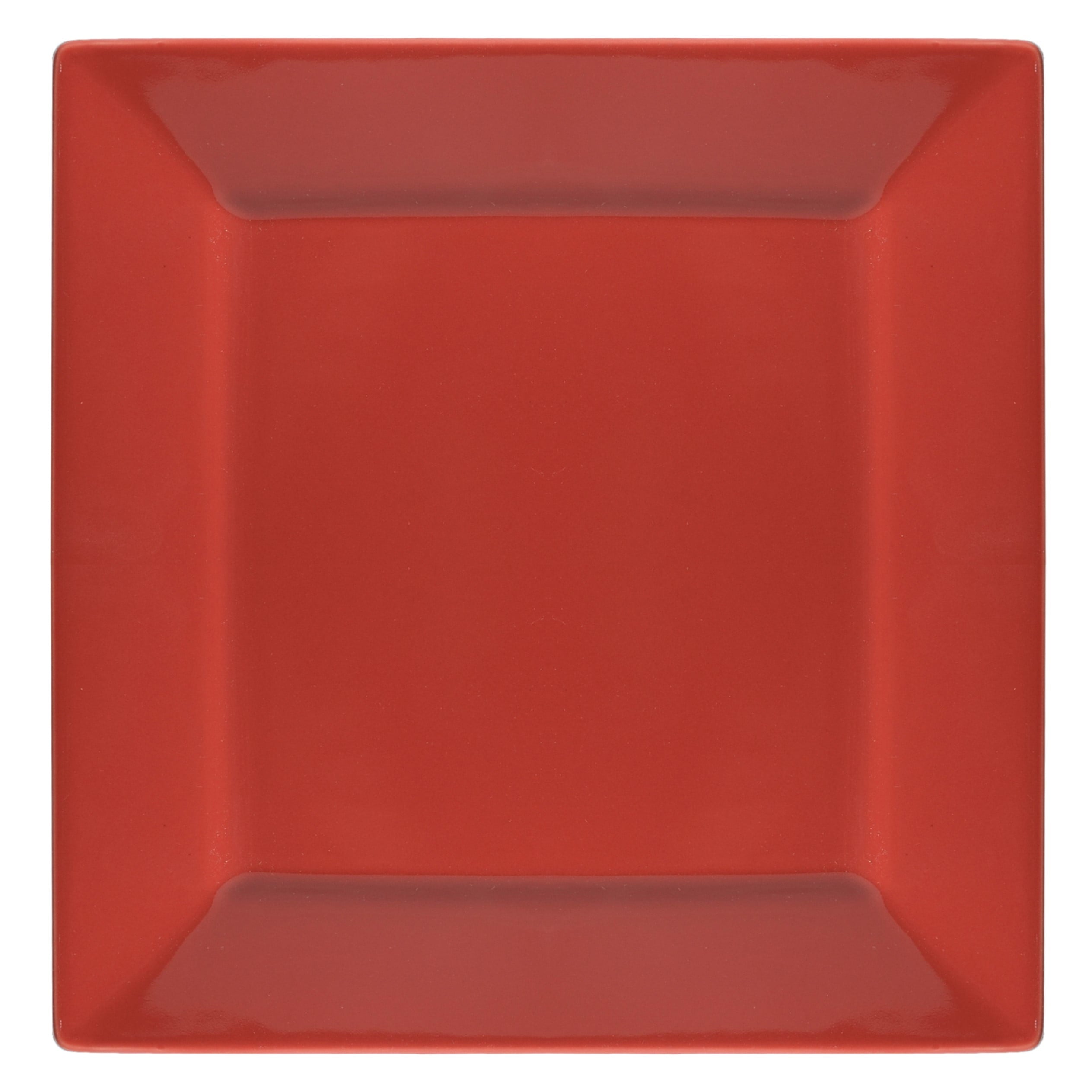 10 Strawberry Street Nova Square 16-Piece Stoneware Dinnerware Set, Black