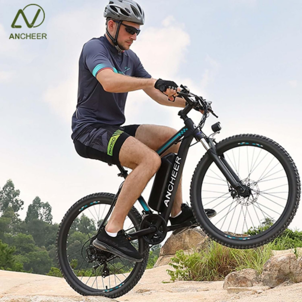 ANCHEER Gladiator 500W 26" Electric Bike for Adults, Electric Mountain Bike with 2.1” eMTB Tire, 48V 10.4Ah Battery, 3H Fast Charge, Shimano 21 Speed, Adults Electric Bicycle