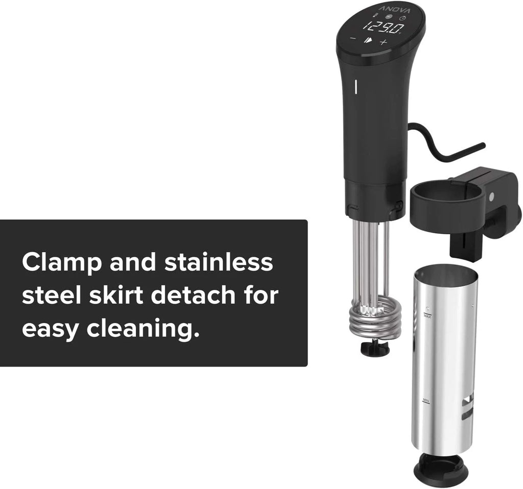 Anova Culinary AN500-US00 Sous Vide Precision Cooker (WiFi)  1000 Watts | Anova App Included  Black and Silver