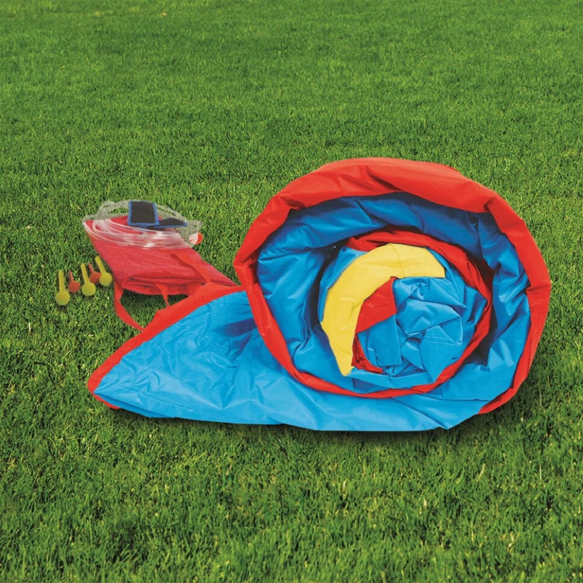 Banzai Hydro Blast Inflatable Play Water Park with Slides and Water Cannons