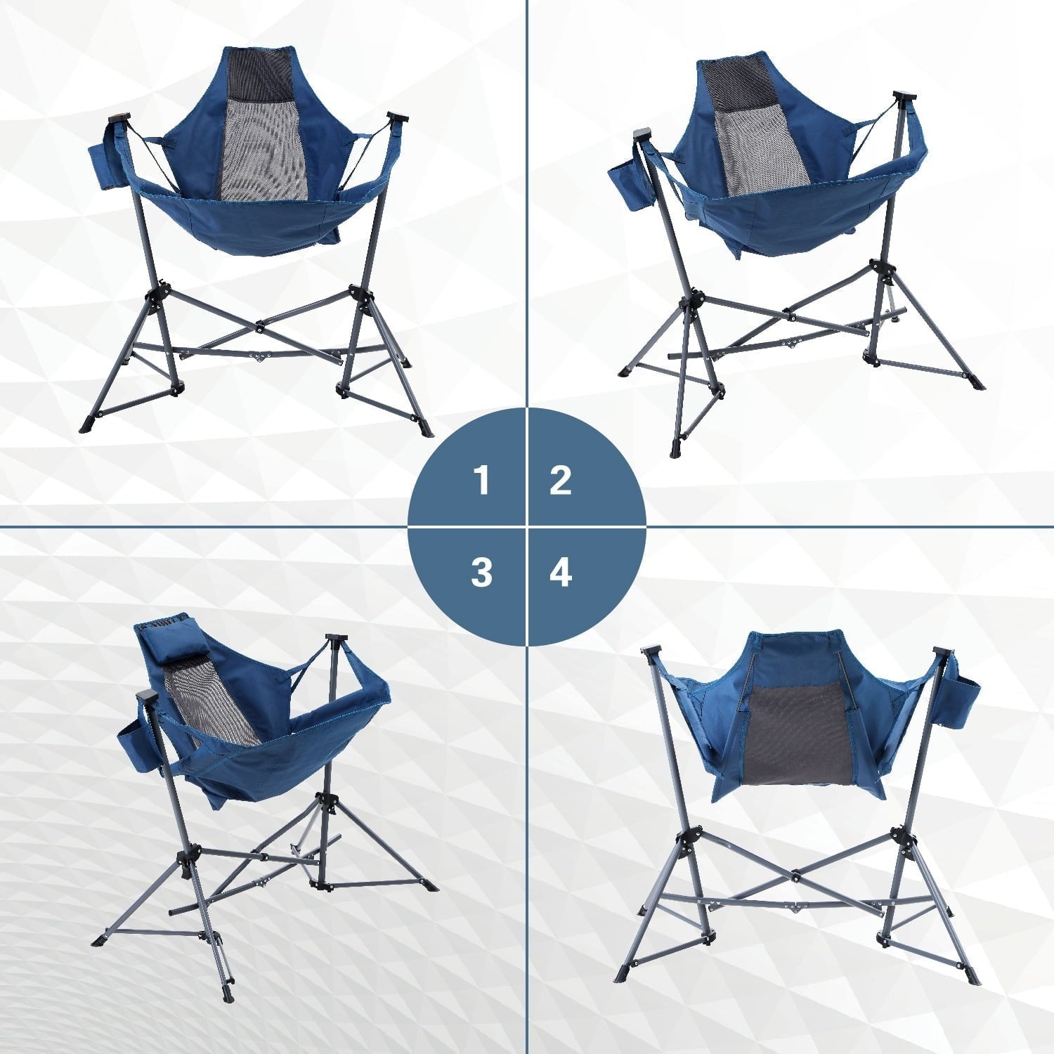 Alpha Camper Hammock Camping Chair Folding Rocking Chair