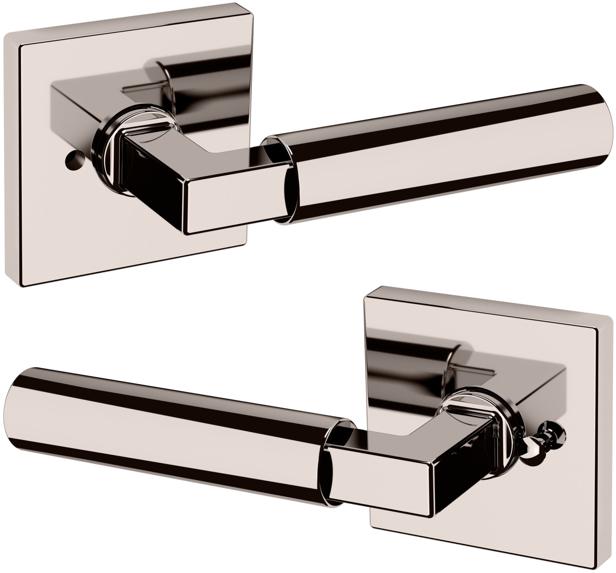 Baldwin L029.Priv L029 Gramercy Privacy Door Lever Set - Bronze
