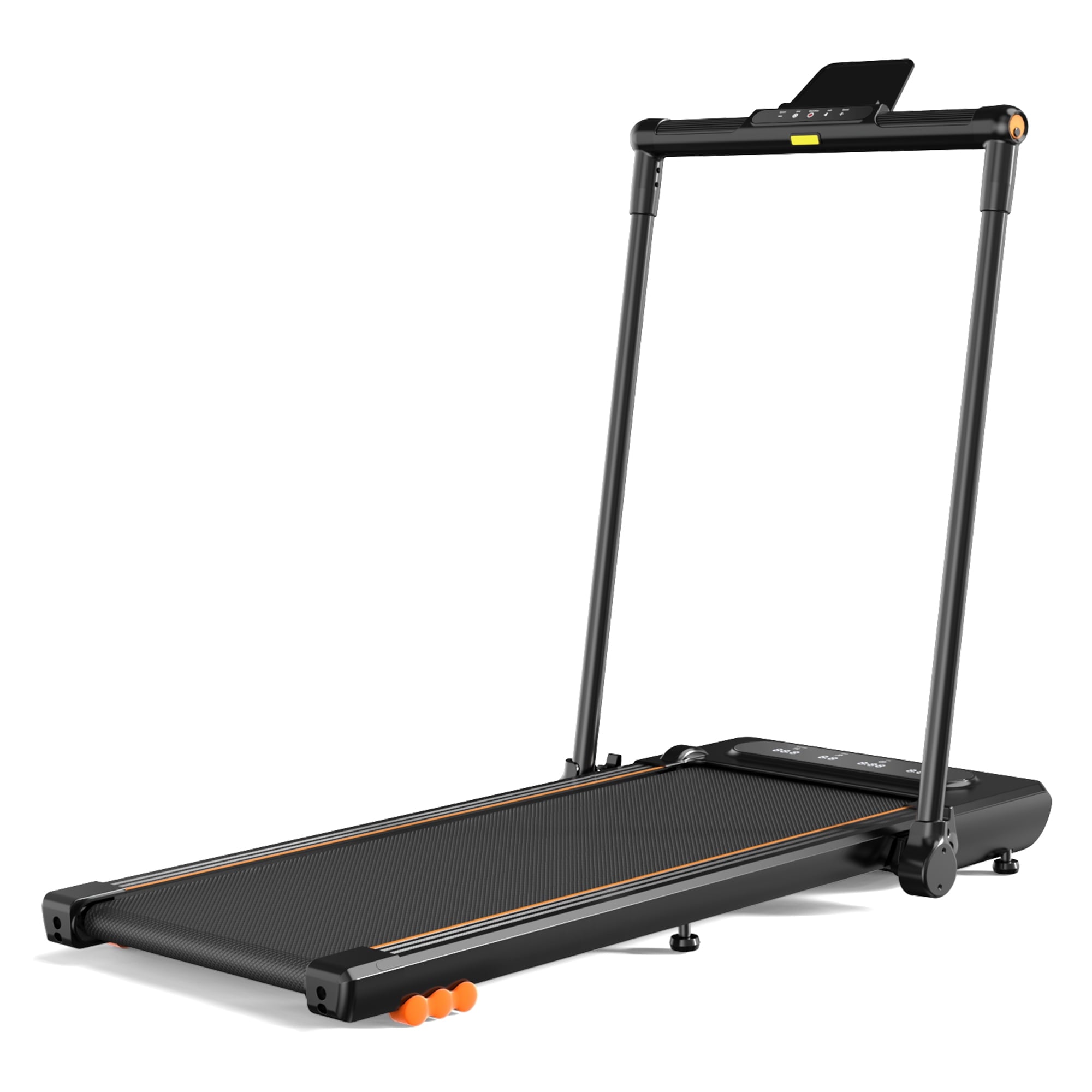 2 in 1 Walking Pad,Under Desk Treadmill for Home/Office, Neche Folding Treadmill 2.5HP with Remote,0.6-7.6mph
