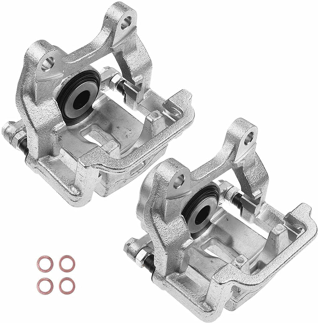 A-Premium Brake Caliper with Bracket Compatible with Dodge Challenger 2009-2010 Charger 2006-2014 Magnum 2006-2008 Rear Side 2-PC Set