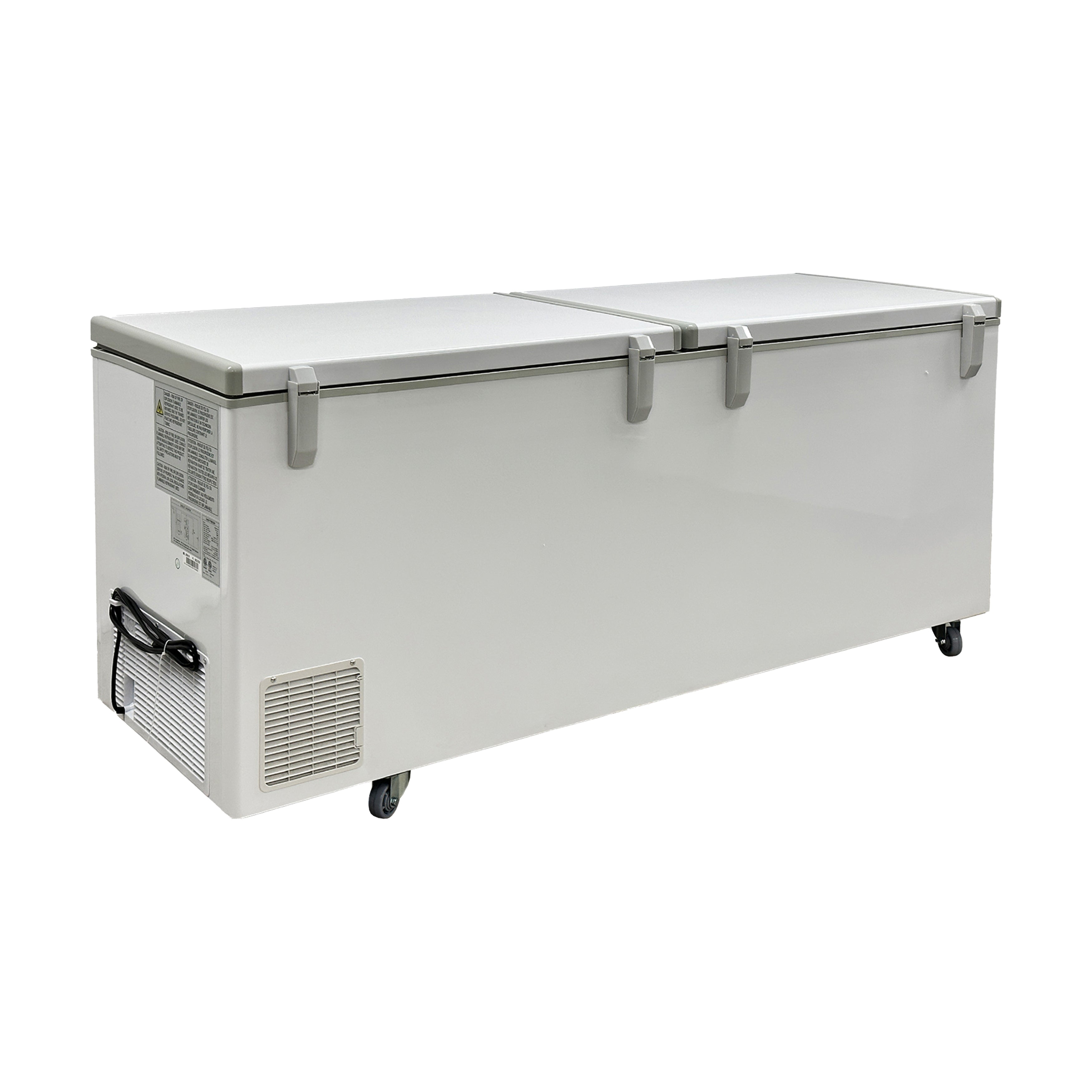 22 Cu.Ft. Chest Freezer, Deep Freezer with Top Open Two Door 83 in. Commercial ChestFreezer