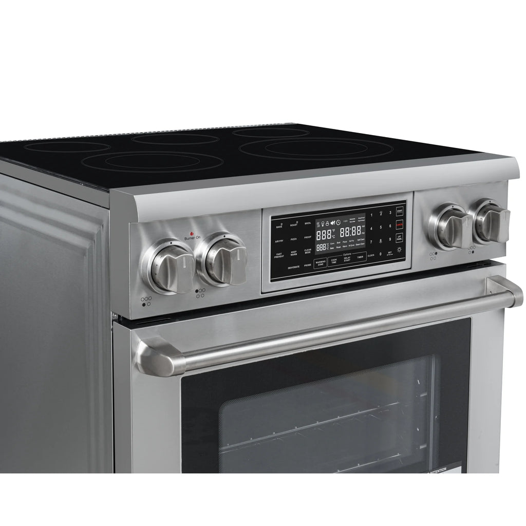 30 Inch Electric Range Professional Range with Tilt Panel Digital controls