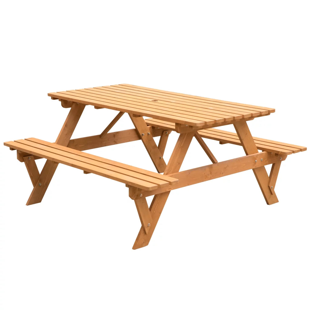 A-Frame Outdoor Patio Deck Garden Picnic Table