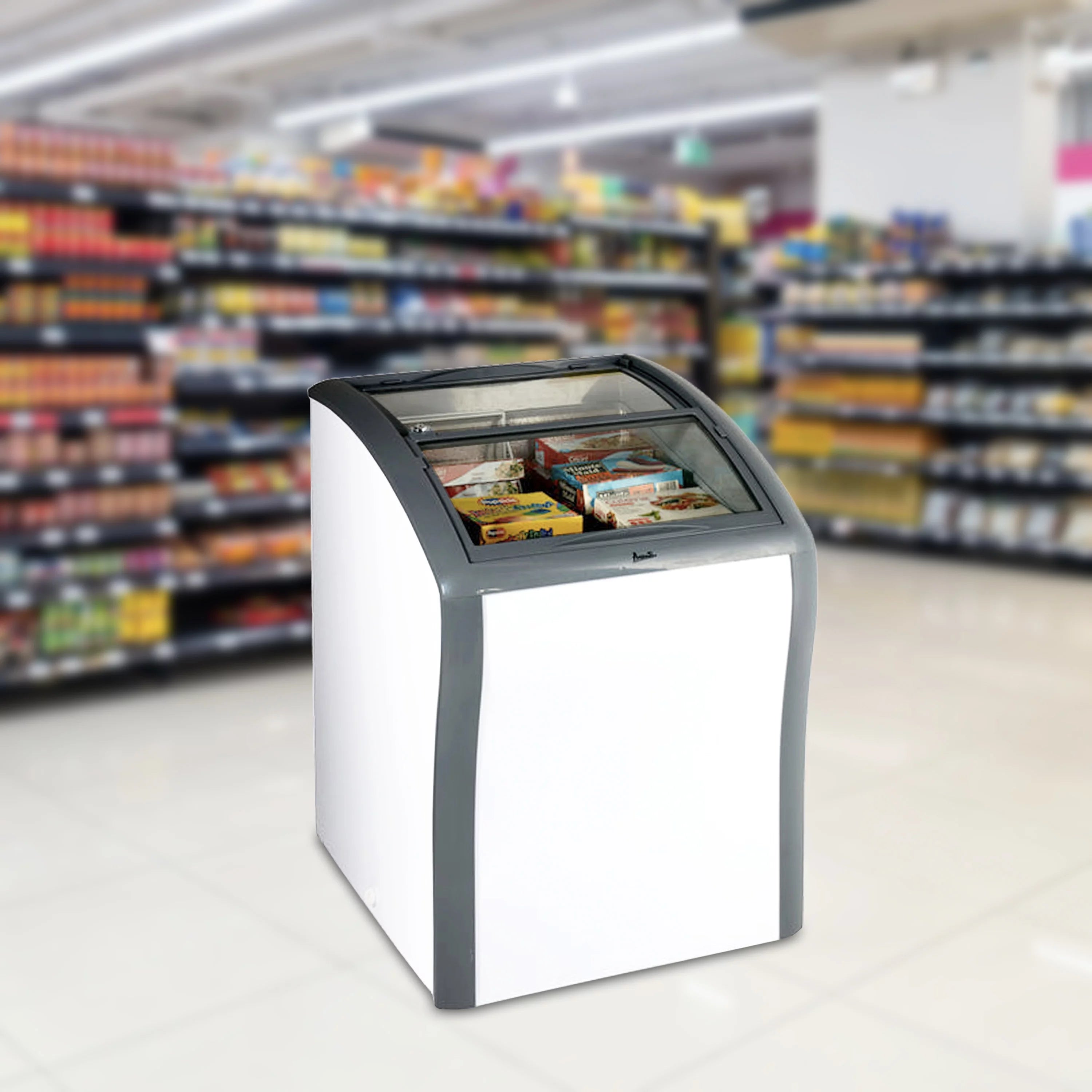 Avanti 4.2 cu. ft. Commercial Sliding Glass Top Freezer or Refrigerator