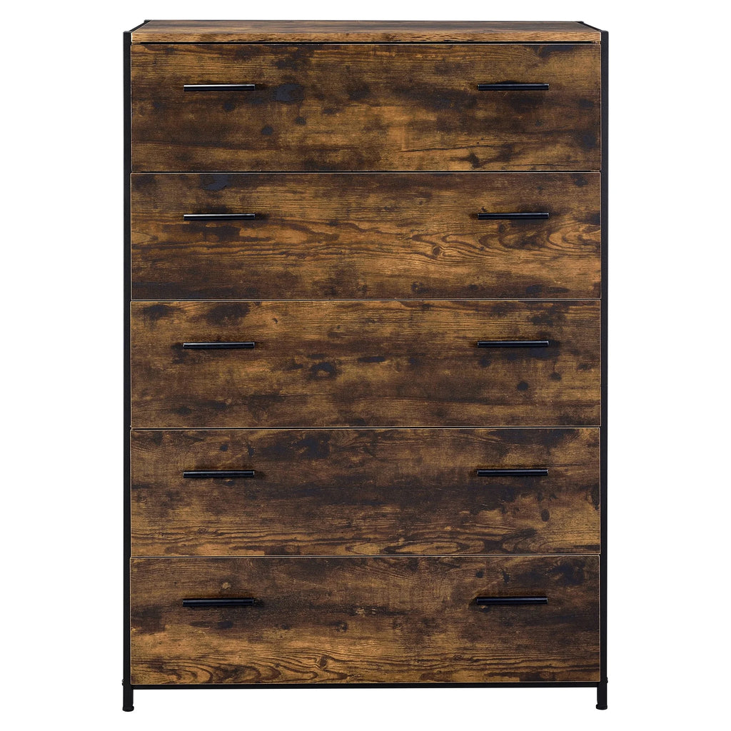 ACME Juvanth Chest in Rustic Oak and Black
