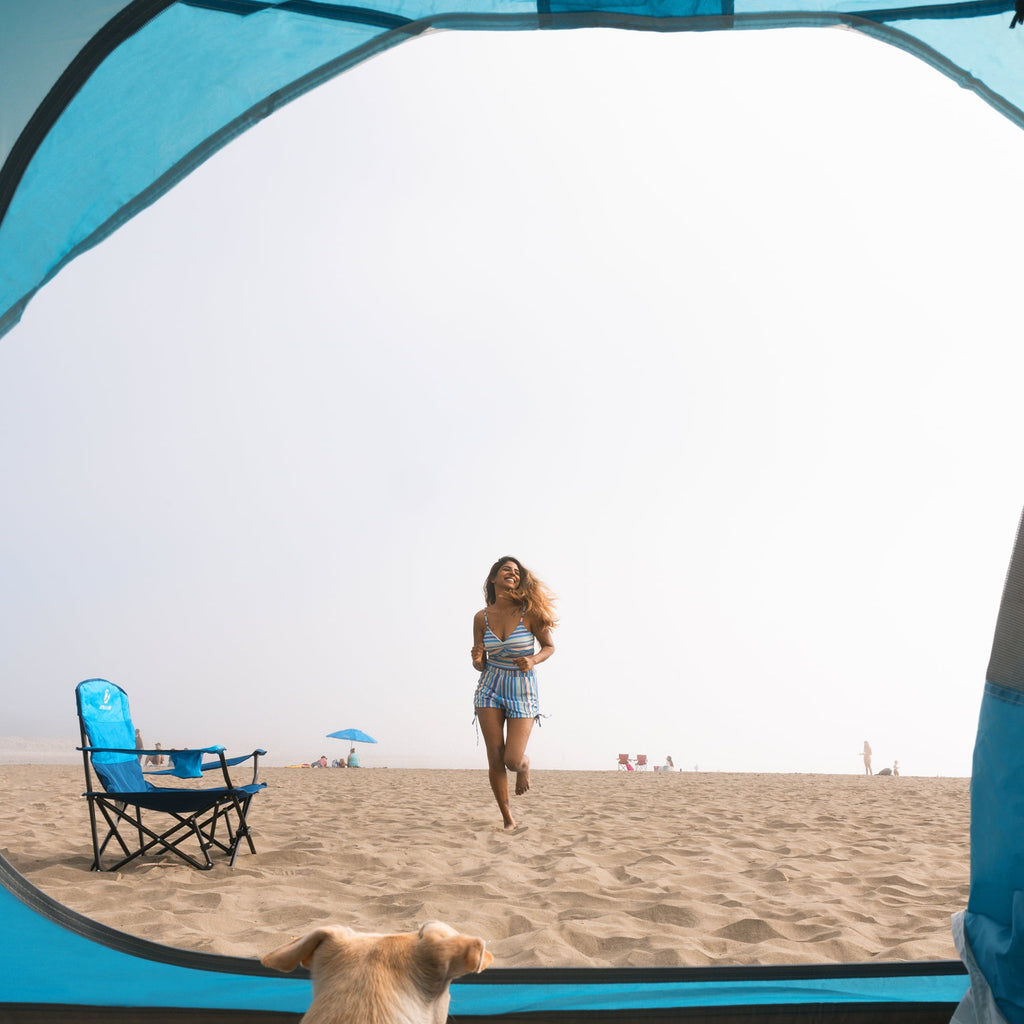 Alpha Camper 2-Person Camping Dome Tent Waterproof Portable Tent with Carry Bag, Blue