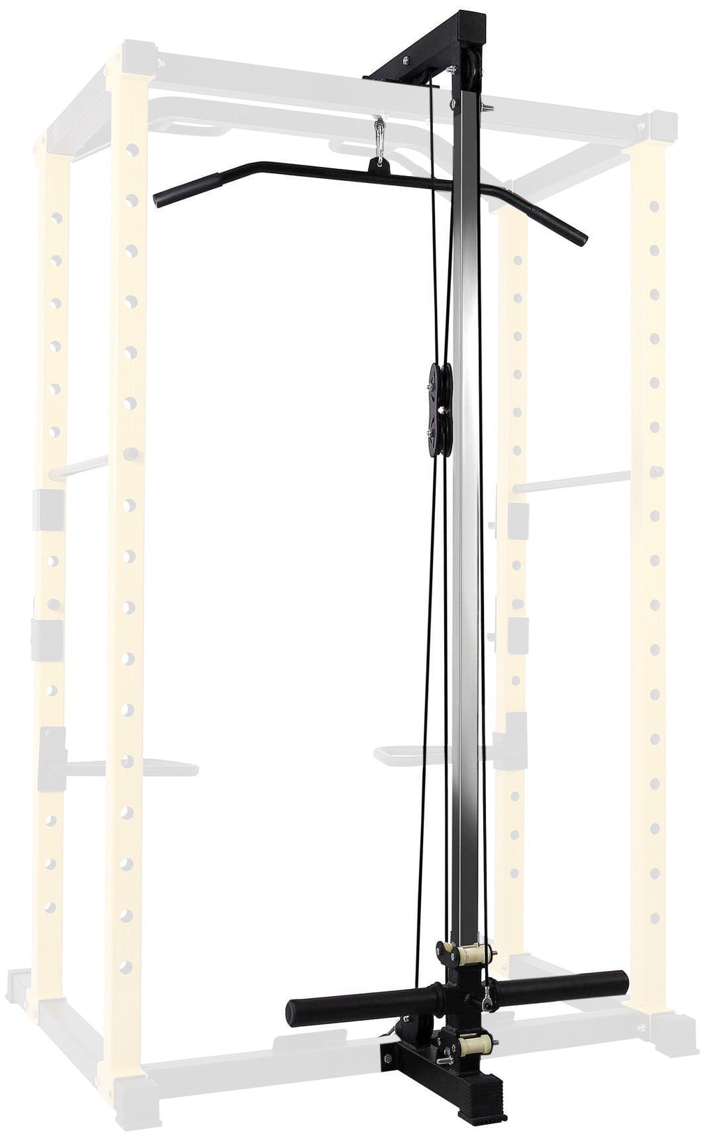 BalanceFrom PC-1 Series 1000lb Capacity Multi-Function Adjustable Power Cage Power Rack with Optional Lat Pull-down and Cable Crossover, Power Cage Only