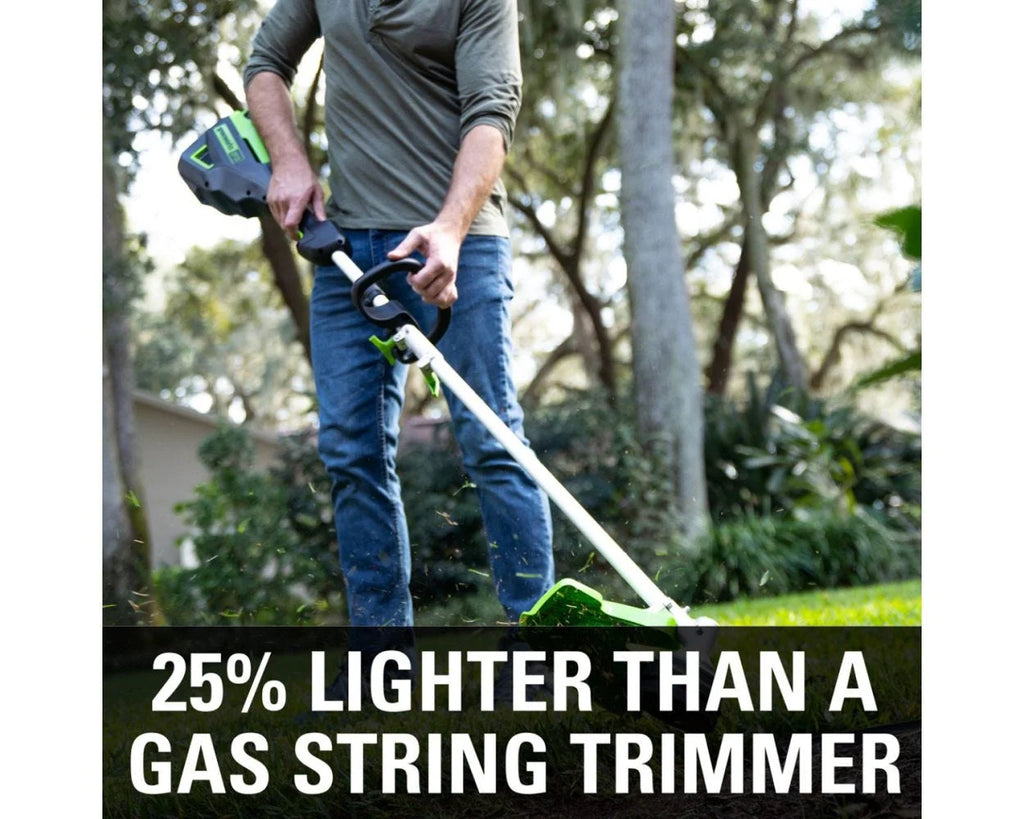 Greenworks 60V 16" Cordless Battery String Trimmer (Attachment Capable) with 4.0Ah Battery & Charger