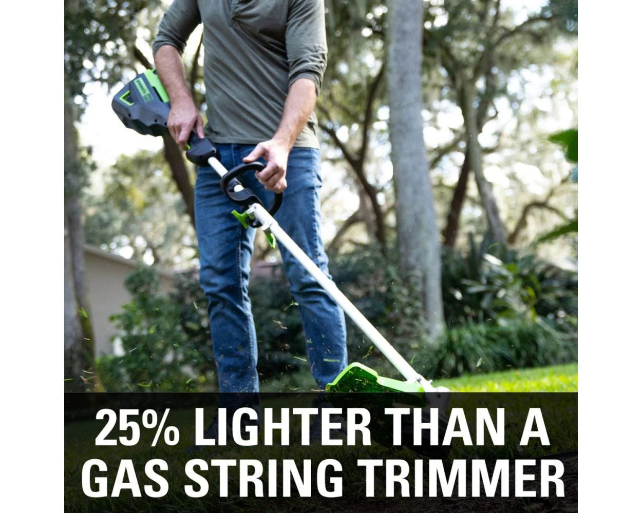 Greenworks 60V 16" Cordless Battery String Trimmer (Attachment Capable) with 4.0Ah Battery & Charger