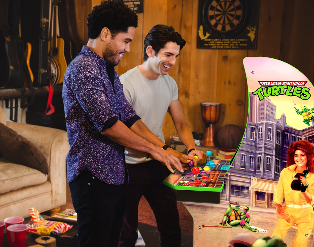 Arcade1Up, Teenage Mutant Ninja Turtles Arcade Machine w/ Riser