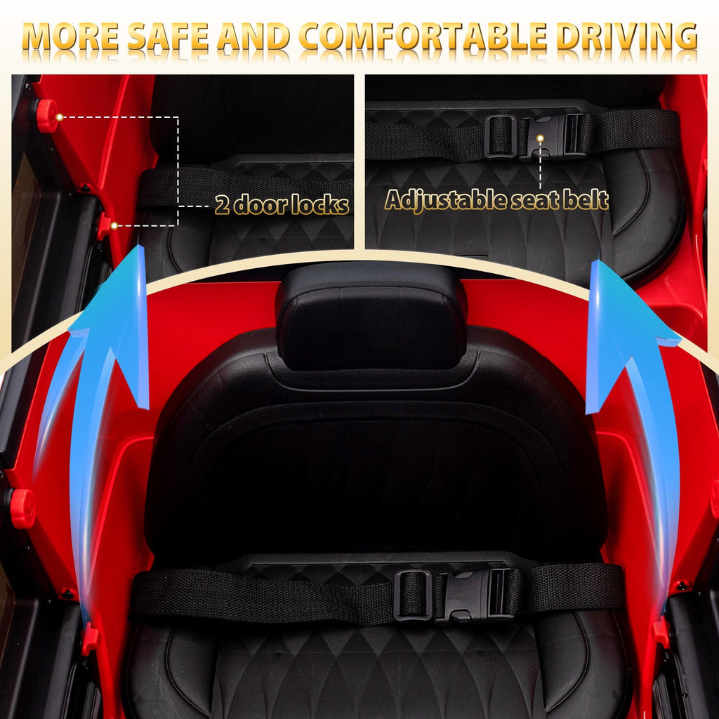 24V Ride on Car with Remote Control for Kids Mercedes Benz Ride on Car Toy for Boys and Girls 3-6 Years Old, Electric Vehicle, Bluetooth, LED Light, White