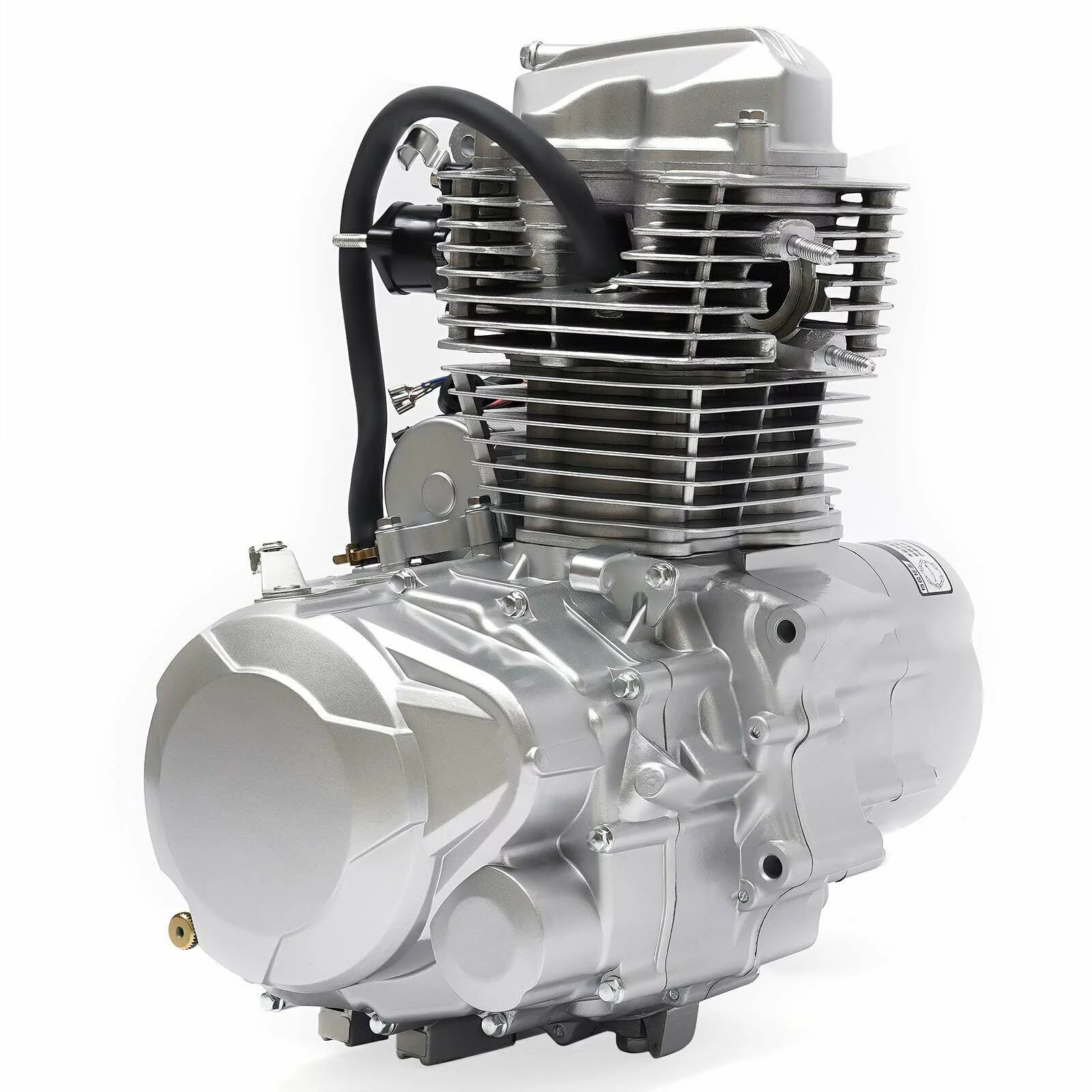Anqidi 200cc/250cc 4-Stroke Vertical Engine Motor ATV Dirt Bike Engine CG250 w/5-Speed Manual Transmission CDI Air Cooled
