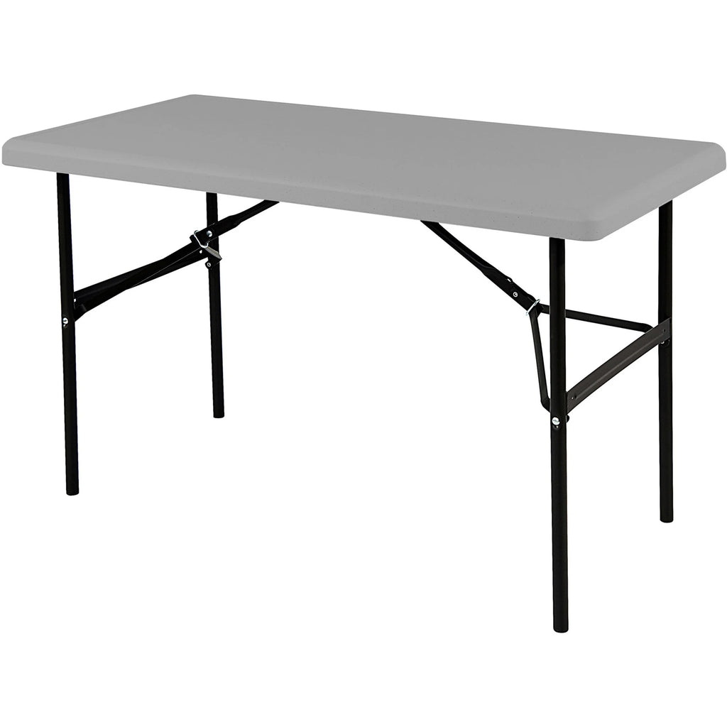 Ability One NSN6716418 7110-01-671-6418 Rectangular Blow Molded Folding Tables&#44; Charcoal - 30 x 96 x 29 in.