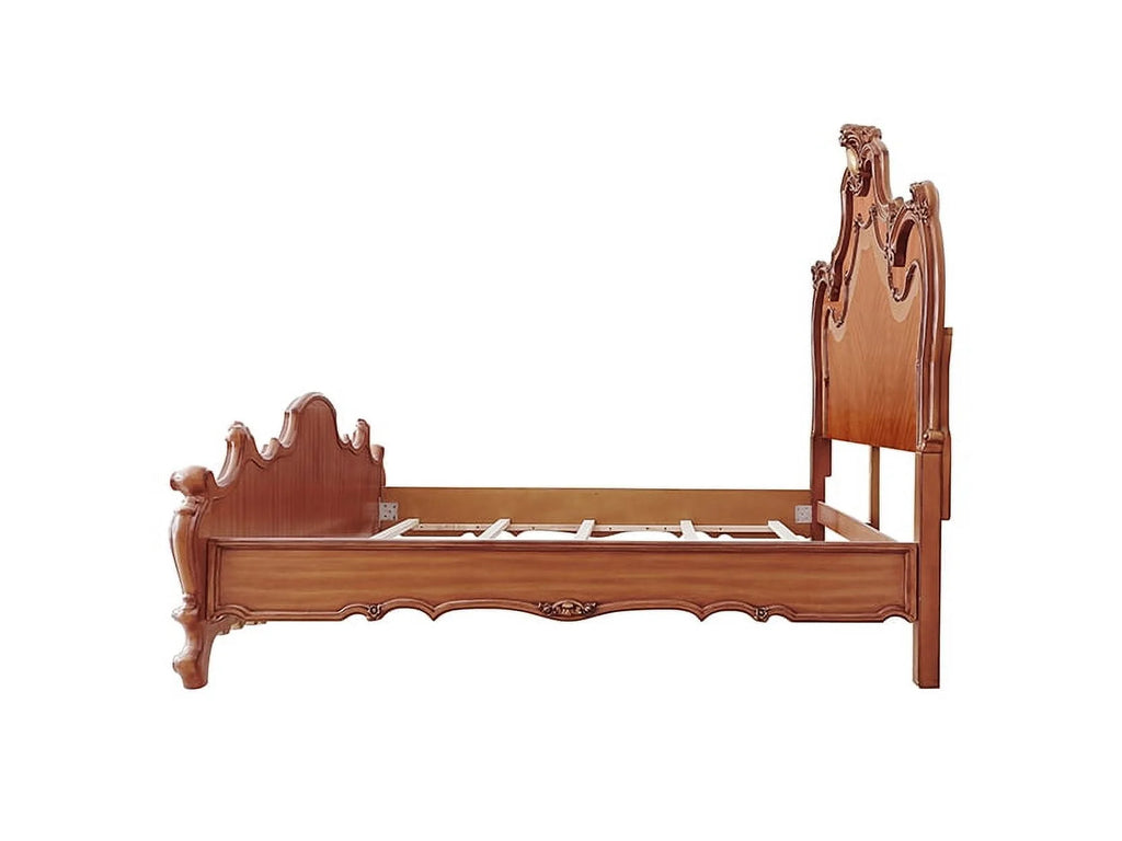 ACME Picardy Eastern King Bed in Honey Oak Finish