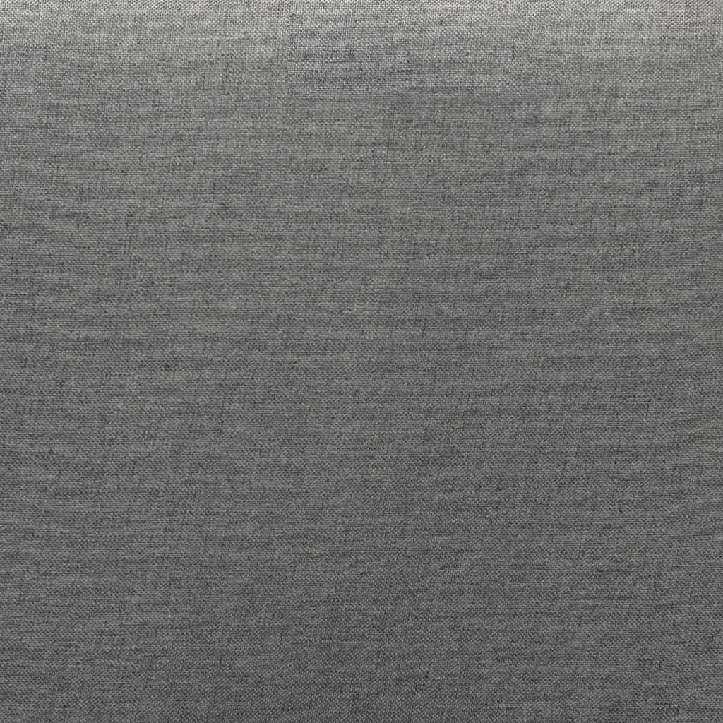 Baxton Studio Laima Mid-Century Modern Dark Grey Fabric Upholstered and Walnut Brown Finished Wood Twin Size Platform Bed