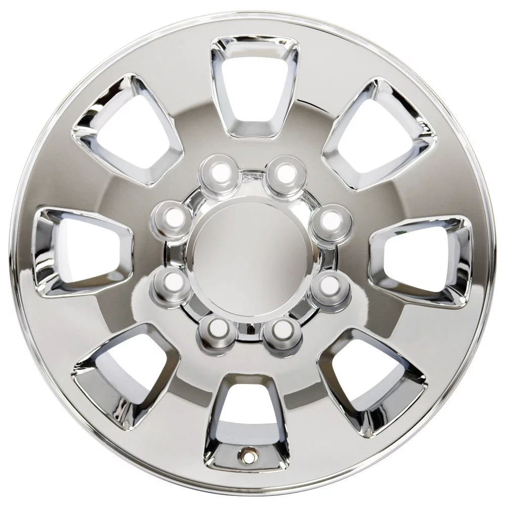 18 inch Rim fits 2011-2018 GMC Sierra 2500/3500 8x180 Chrome 18x8 Wheel Direct Fit