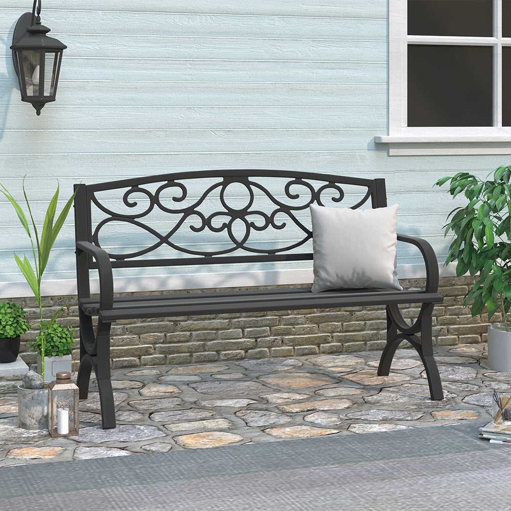 ABBLE STEEL GARDEN BENCH