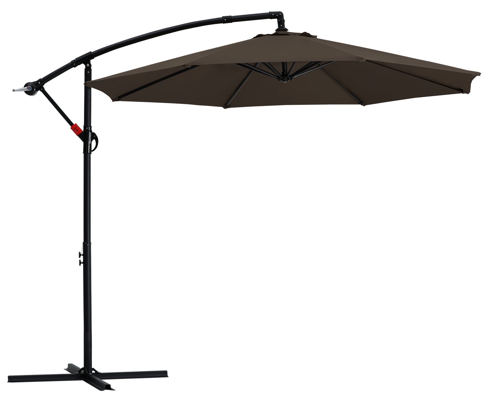 ABCCANOPY 10 FT Patio Umbrellas with Crank & Cross Base for Garden, Backyard, Pool and Beach, 12+ Colors(Turquoise)