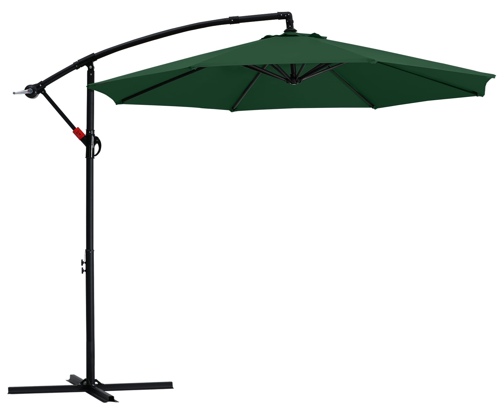 ABCCANOPY 10 FT Patio Umbrellas with Crank & Cross Base for Garden, Backyard, Pool and Beach, 12+ Colors(Turquoise)