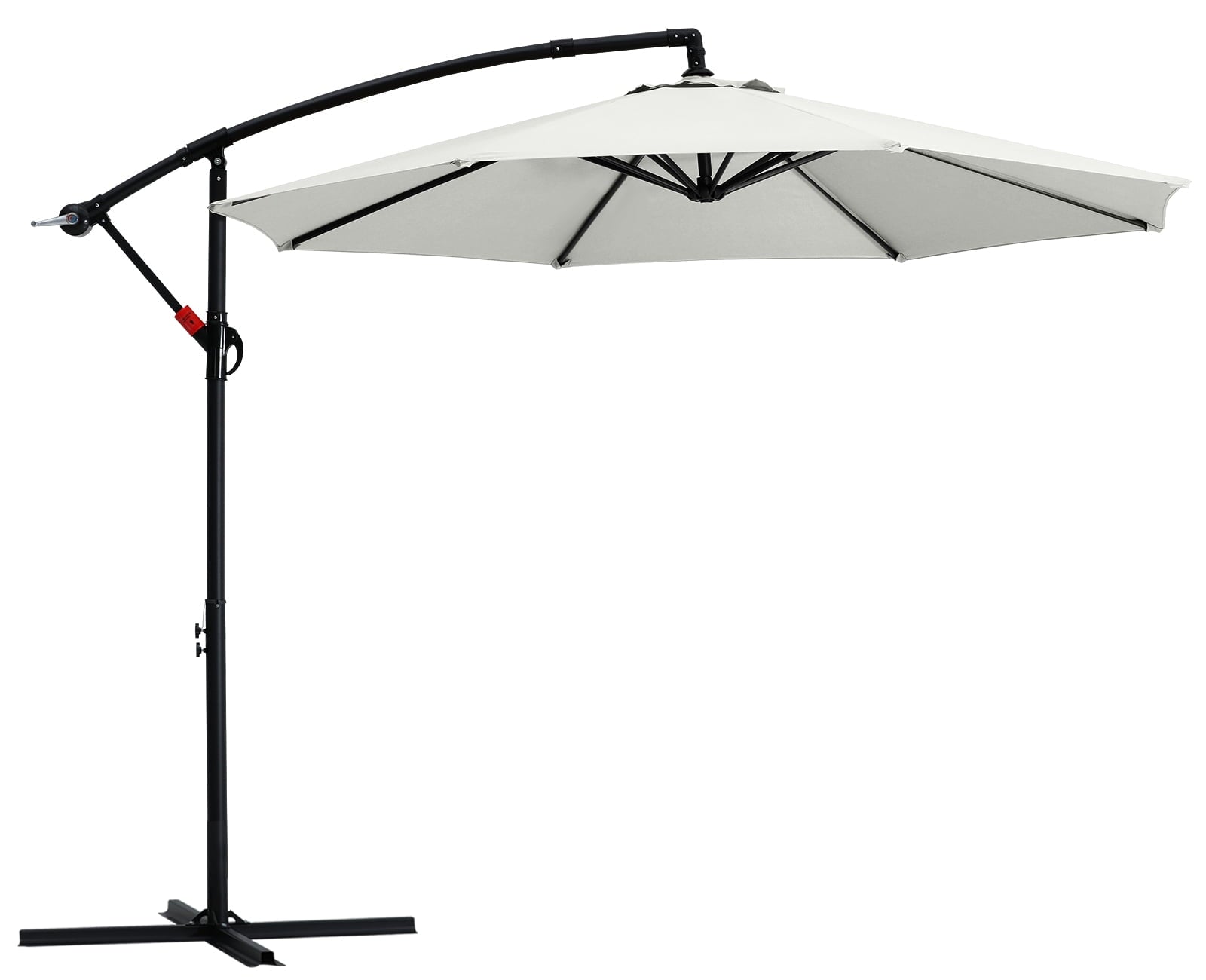 ABCCANOPY 10 FT Patio Umbrellas with Crank & Cross Base for Garden, Backyard, Pool and Beach, 12+ Colors(Turquoise)