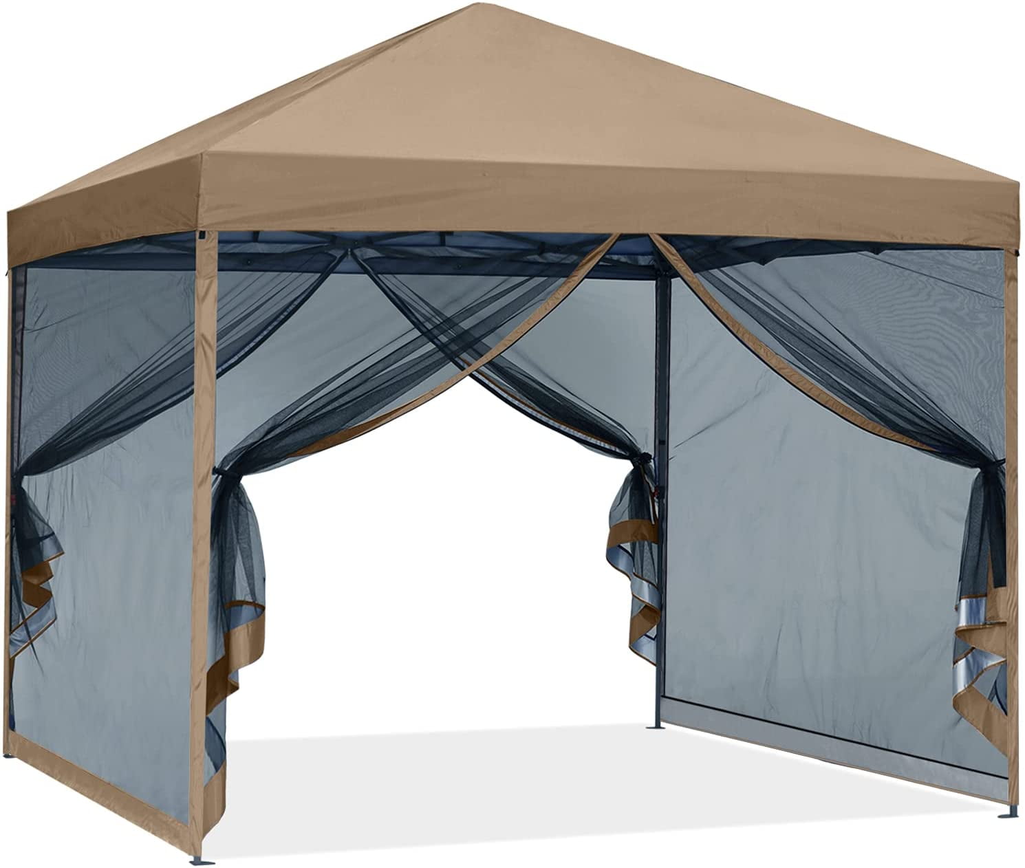 ABCCANOPY 10 ft x 10 ft Easy Pop up Outdoor Canopy Tent, White