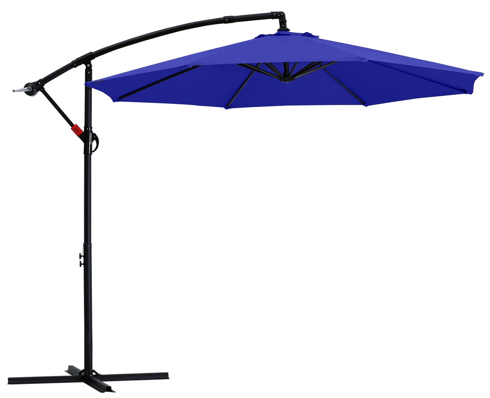 ABCCANOPY 10 FT Patio Umbrellas with Crank & Cross Base for Garden, Backyard, Pool and Beach, 12+ Colors(Turquoise)