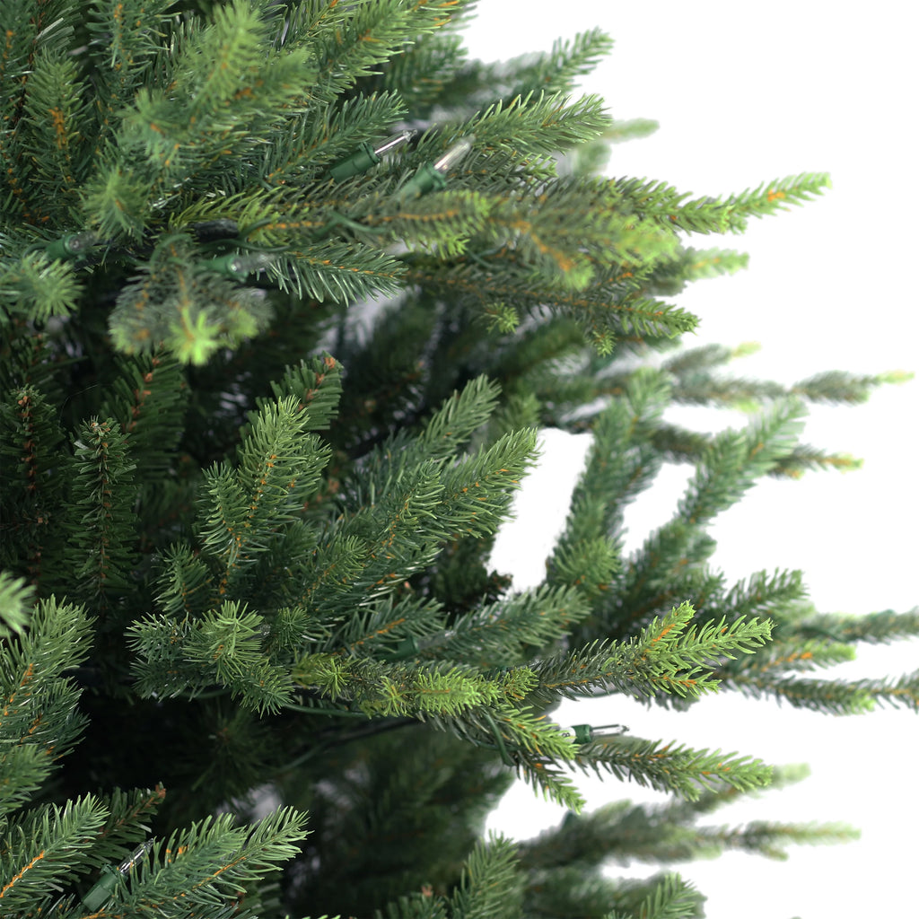 10 ft Pre-Lit Slim Balsam Artificial Fir Tree
