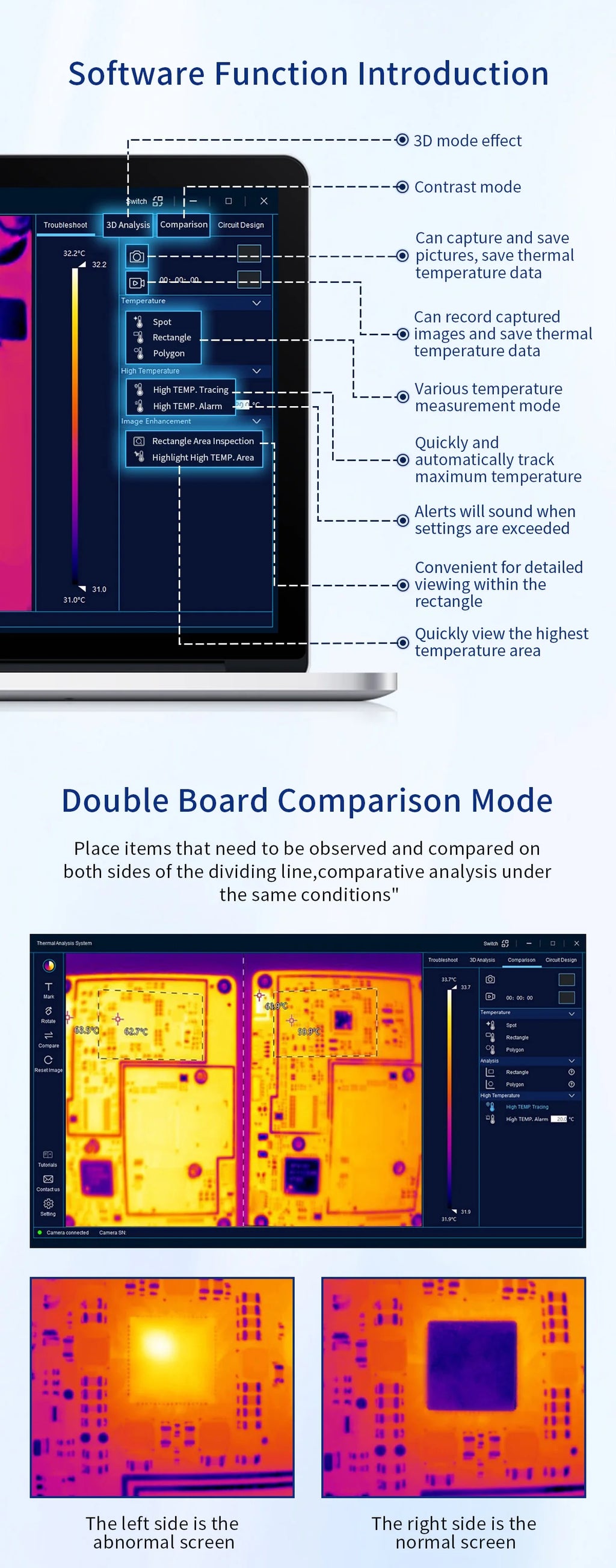 Arealer Thermal imager,Thermal 256 Thermal Camera Thermal Analyzer 256*192 Resolution Thermal Thermal * 192 - 256*192 Pcb Circuit 256 * Resolution - 192 Huiop Thermal - Ideal 25hz 3d Infrared Thermal