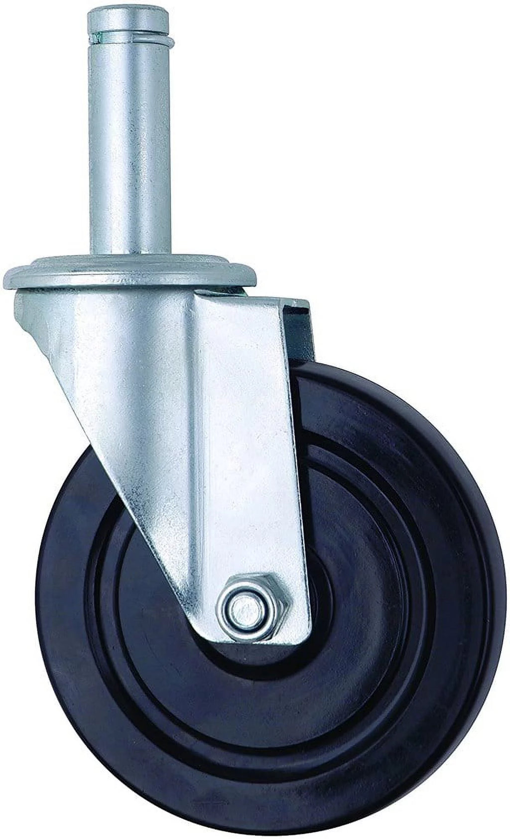 18" Deep x 72" Wide x 92" High 4 Tier Black Wire Shelf Truck with 800 lb Capacity