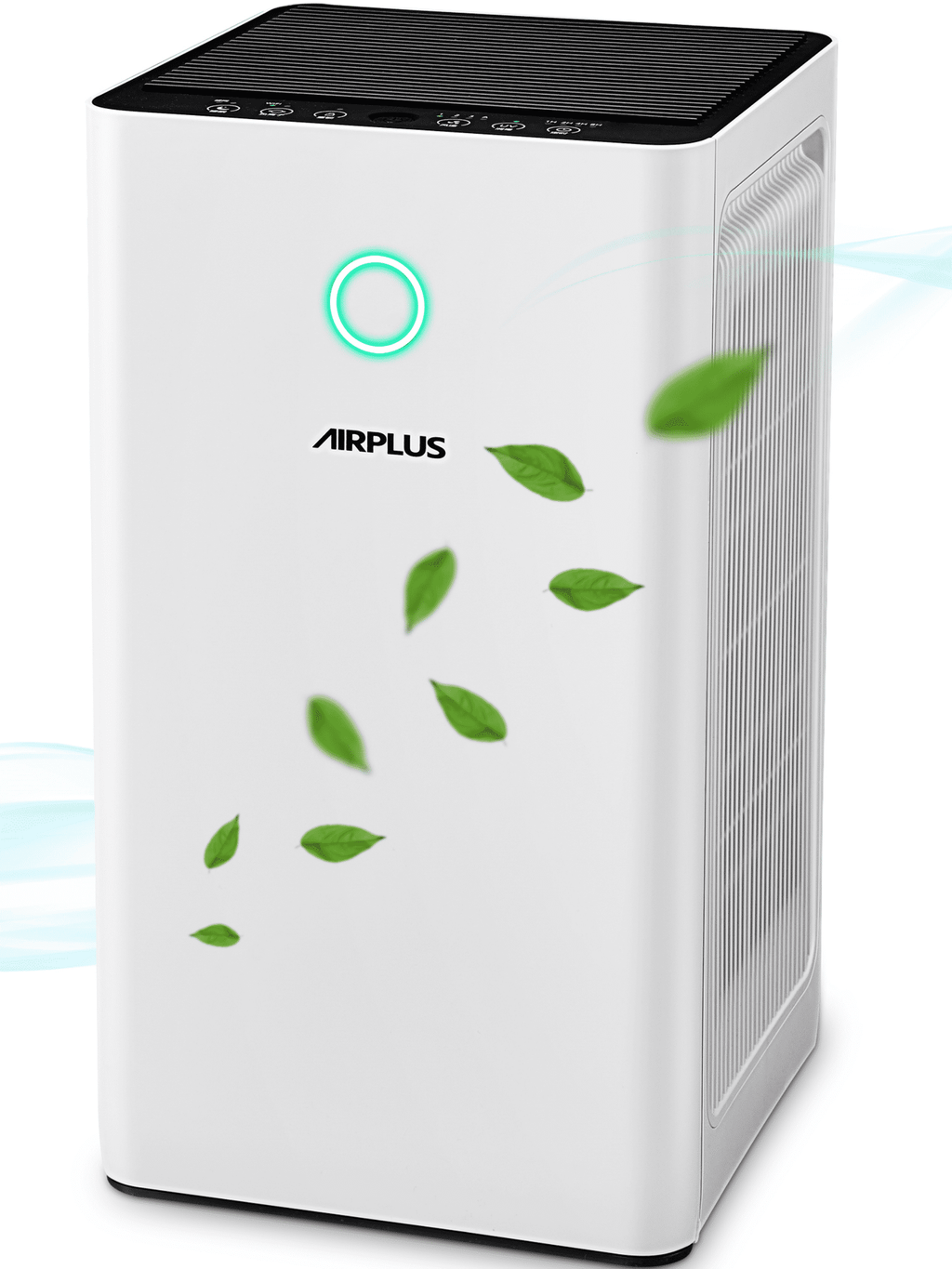 AIRPLUS Air Purifiers for Home Large Room 2500 Sq ft, H13 True HEPA Air Purifier for Bedroom, Auto Mode, Child Lock, White