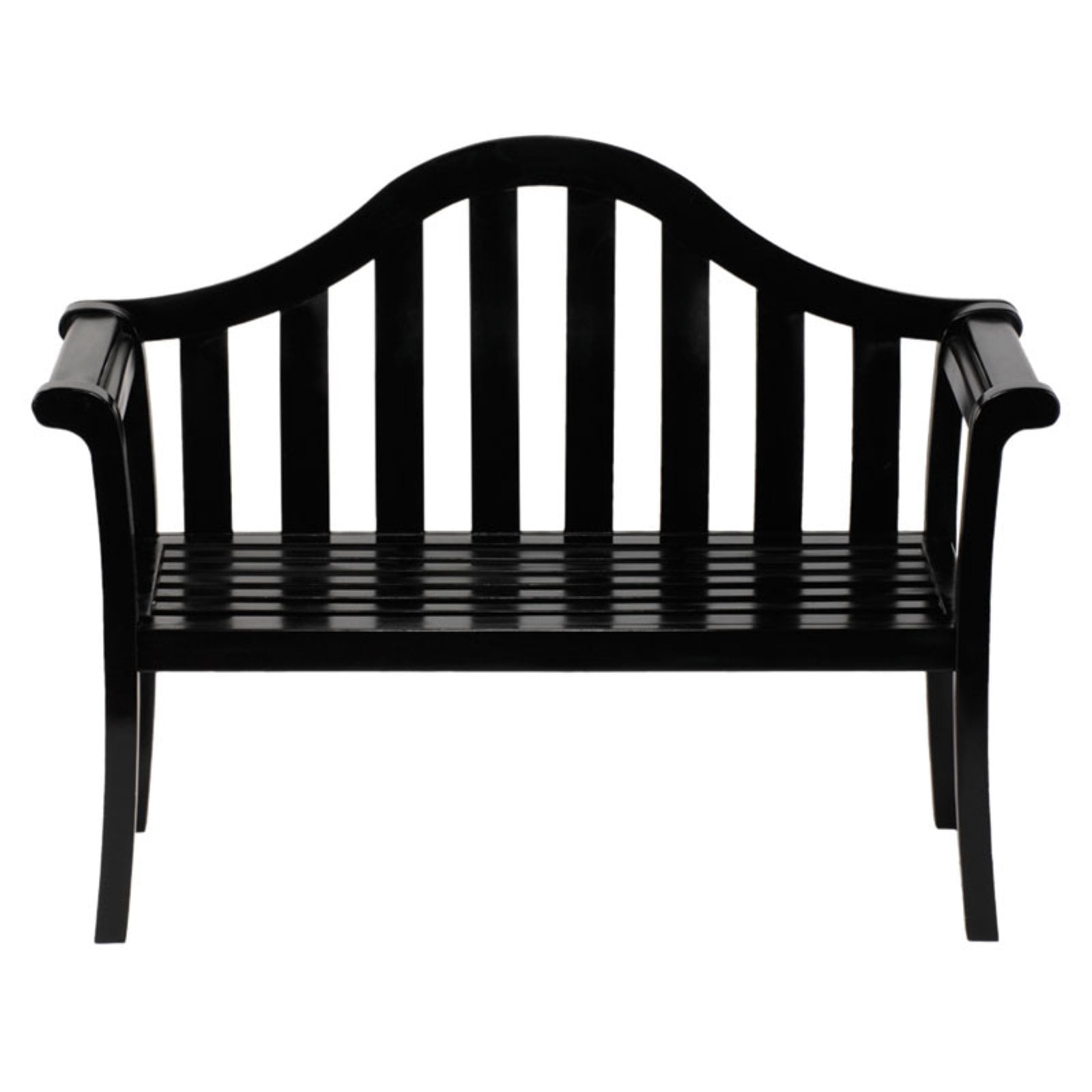 Achla Designs Black Camelback Bench