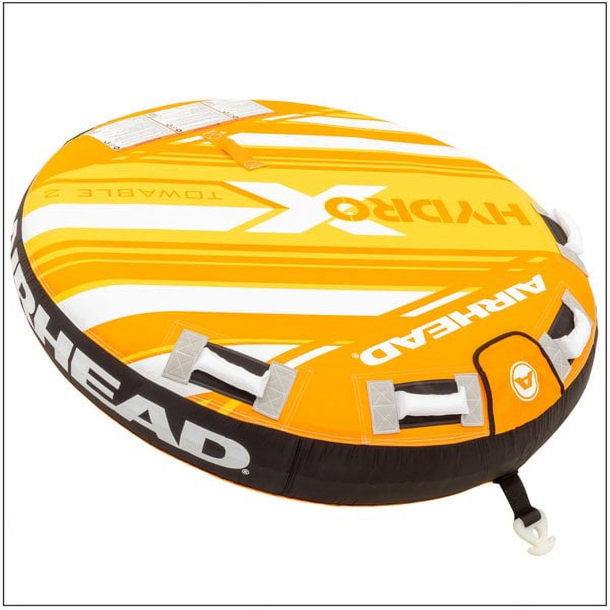 Airhead Hydro X 2 Person Towable Tube for Boating, Orange