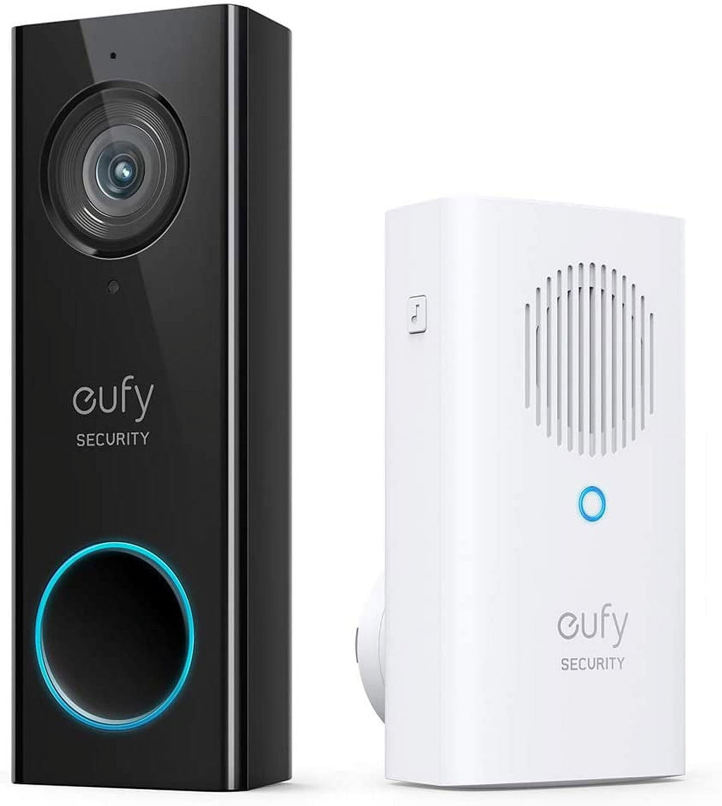 Anker eufy Security, 2K Resolution Wi-Fi Video Doorbell Camera, No Monthly Fees, Requires Existing Doorbell Wires