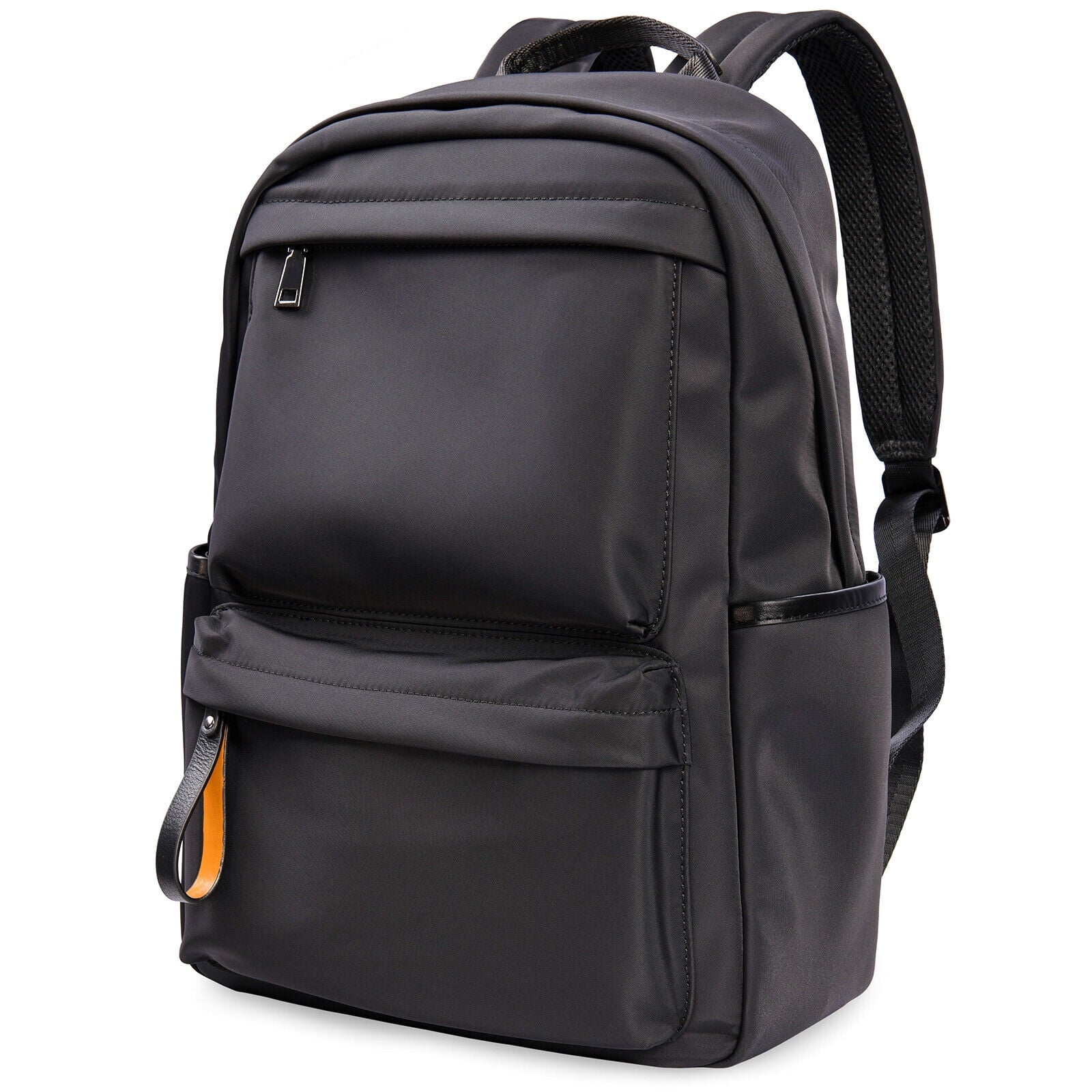 Aokur Unisex Expandable Travel Backpack, 17.3" Laptop Backpack with USB Charger Port, 50L Hiking Backpack with Shoes Compartment, Dry Wet Pocket, TSA Friendly Flight Approved Daypack Black