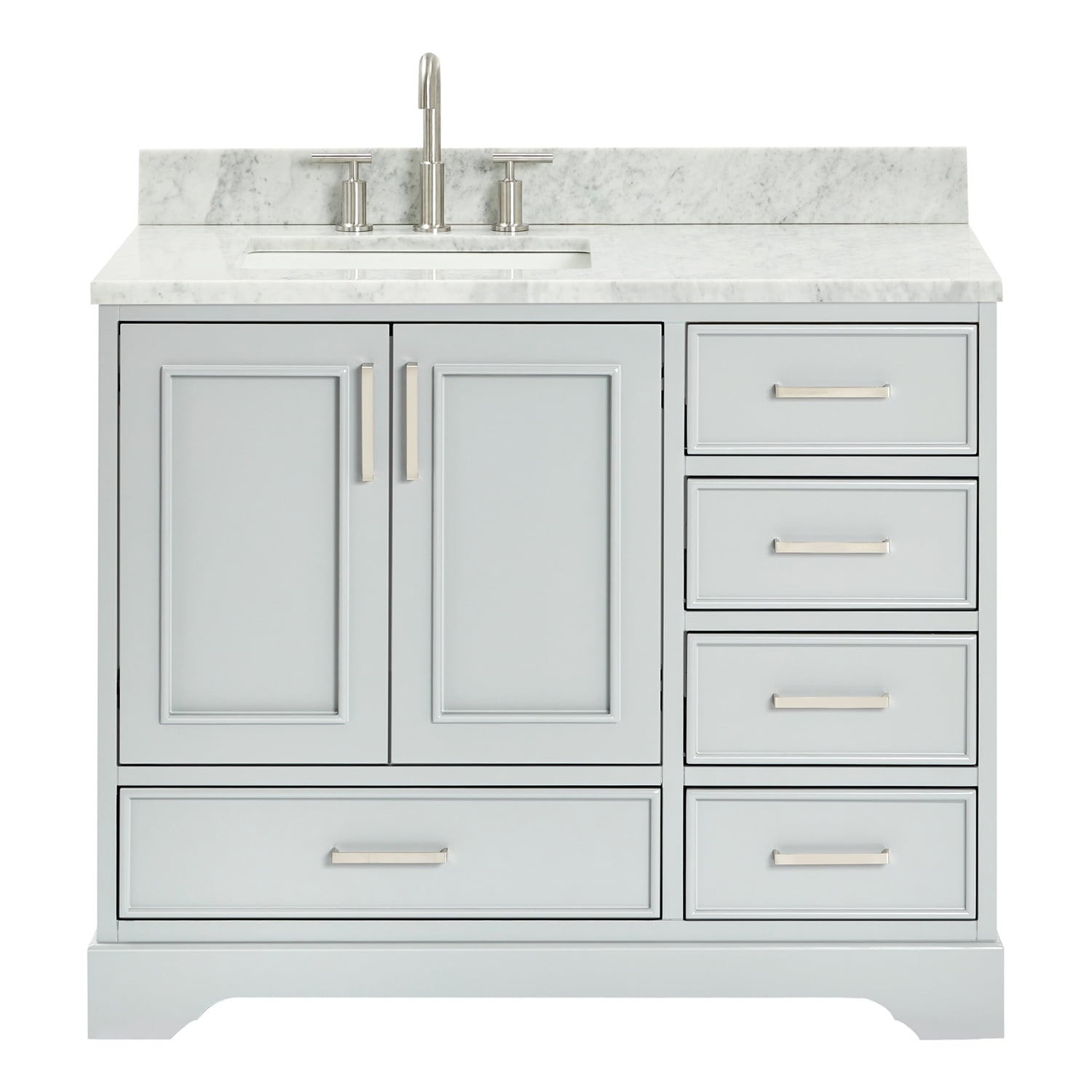 Ariel M043slcw2rvo Stafford 43" Free Standing Single Basin Vanity Set - Grey